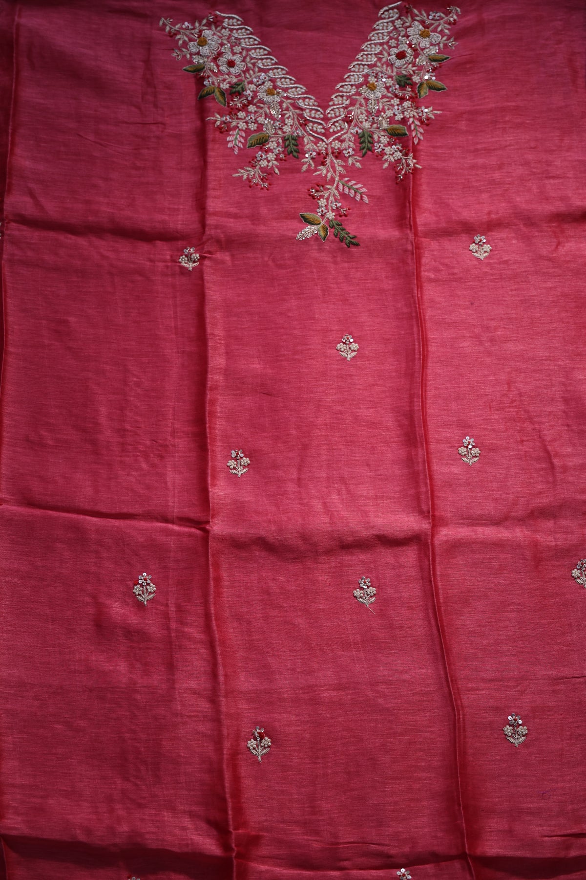 Linen Handwork Suit Piece
