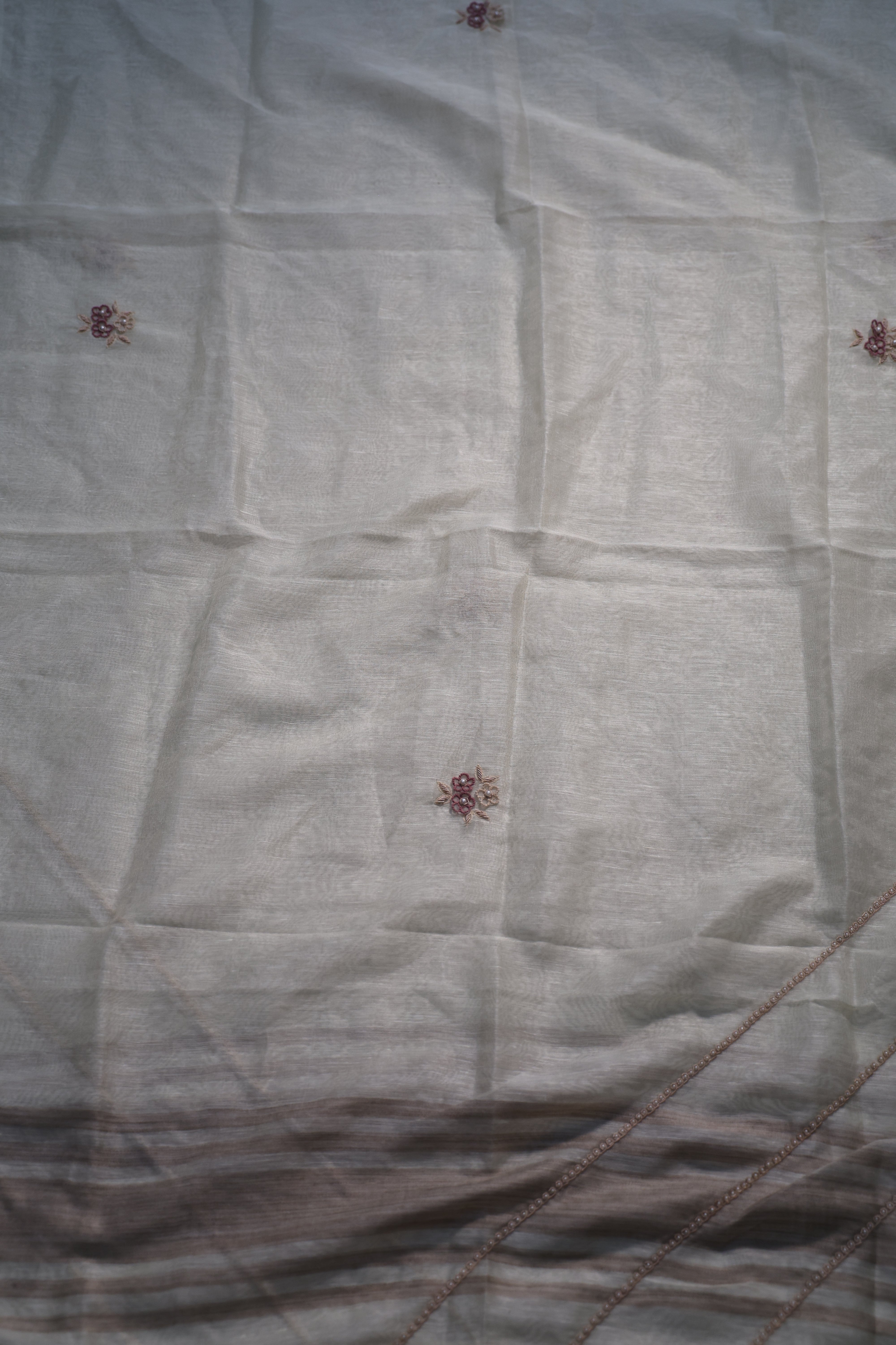 Linen Handwork Suit Piece