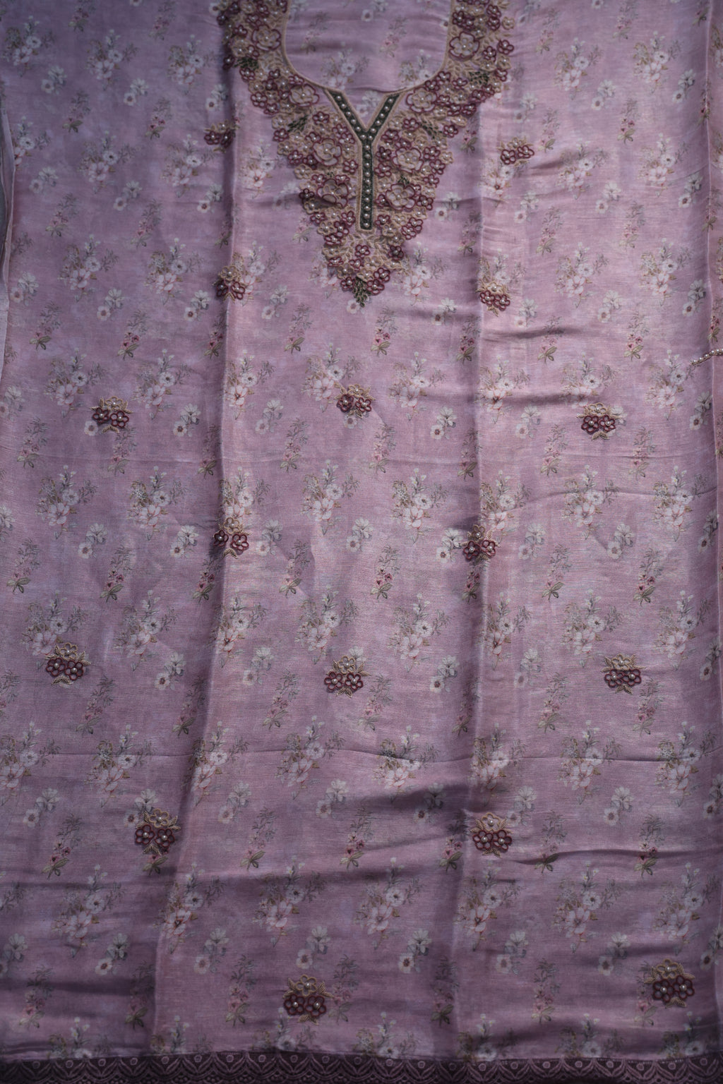 Linen Handwork Suit Piece