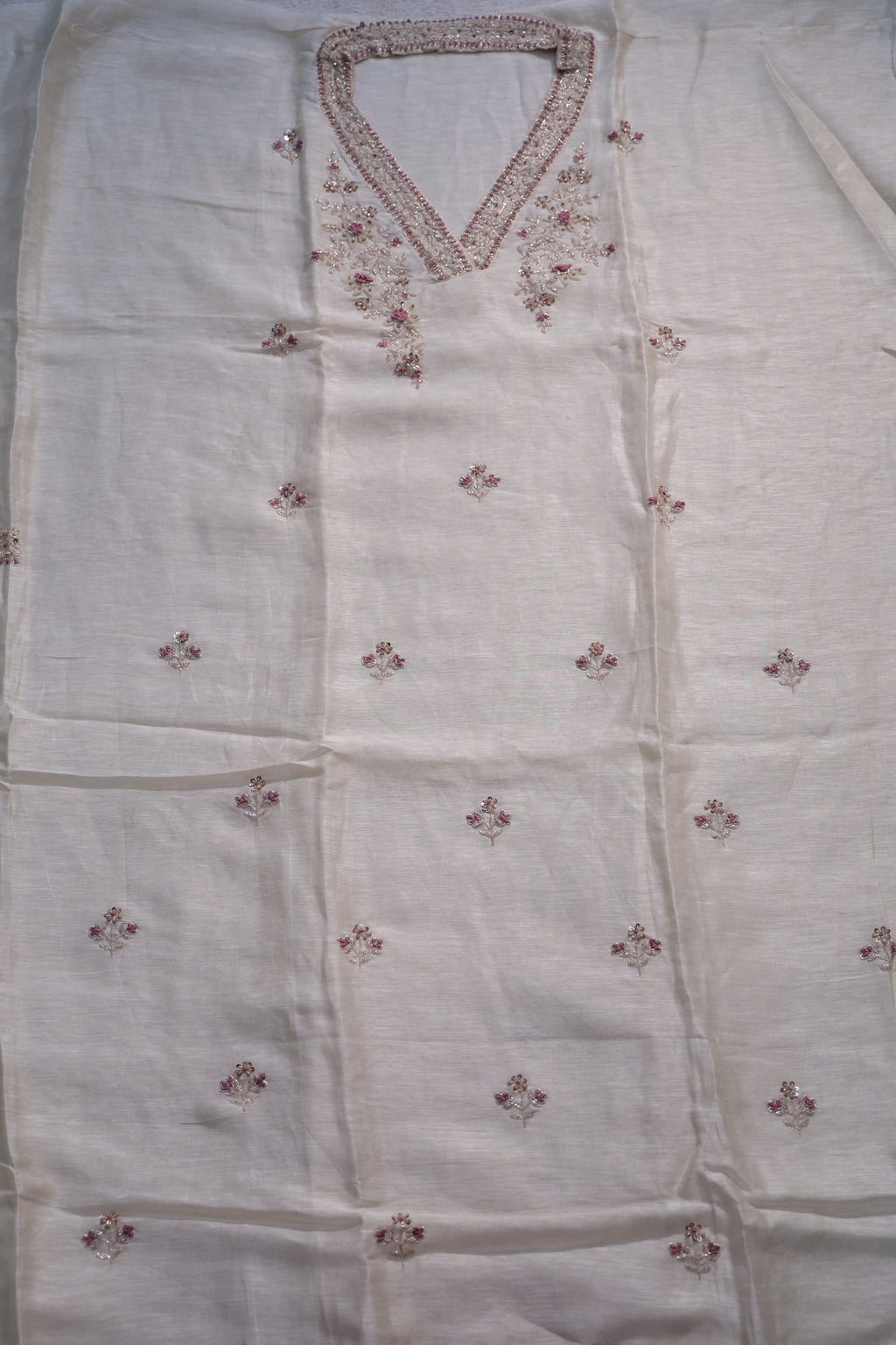 Linen Handwork Suit Piece