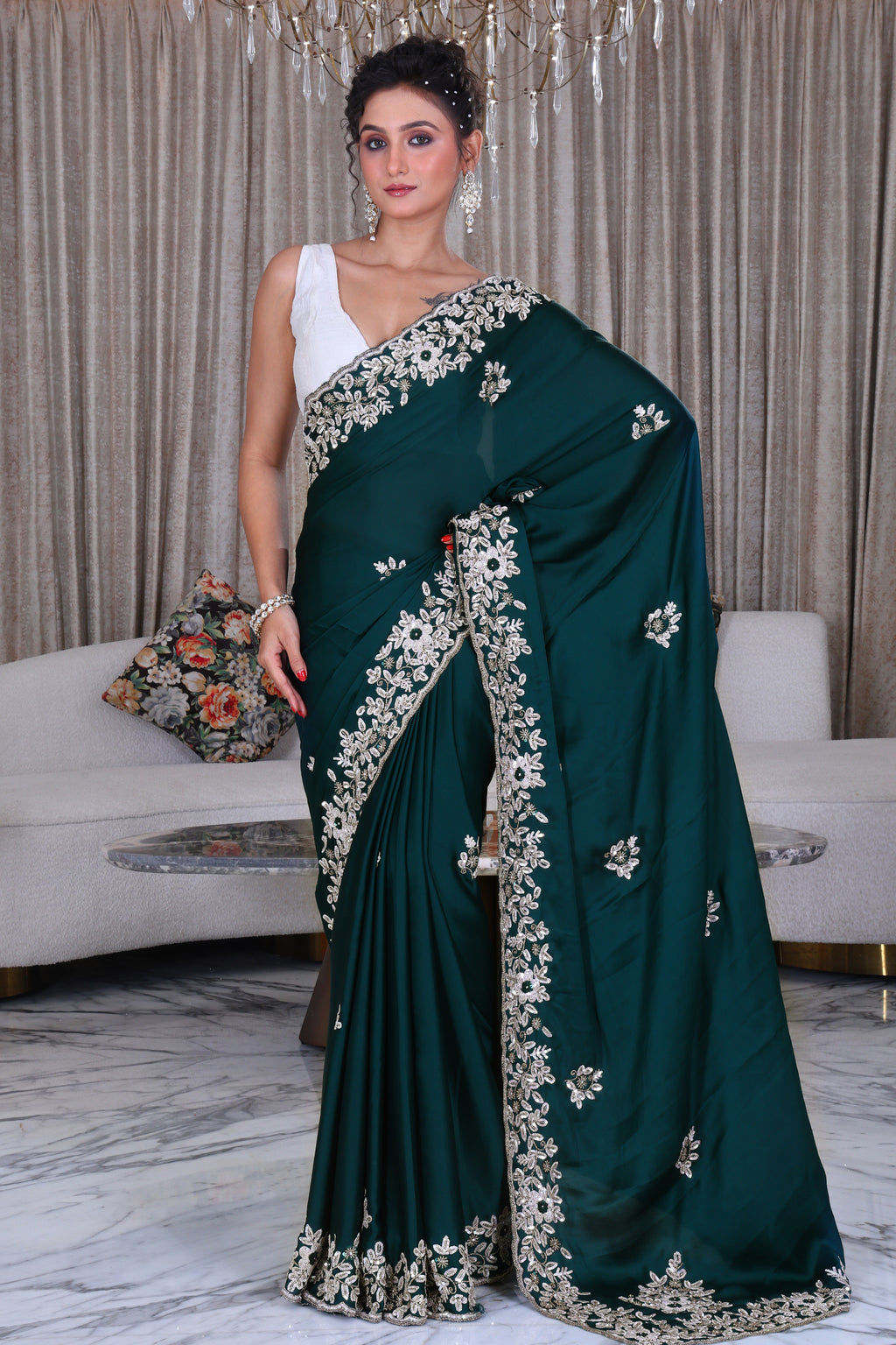 Satin Zardosi Work