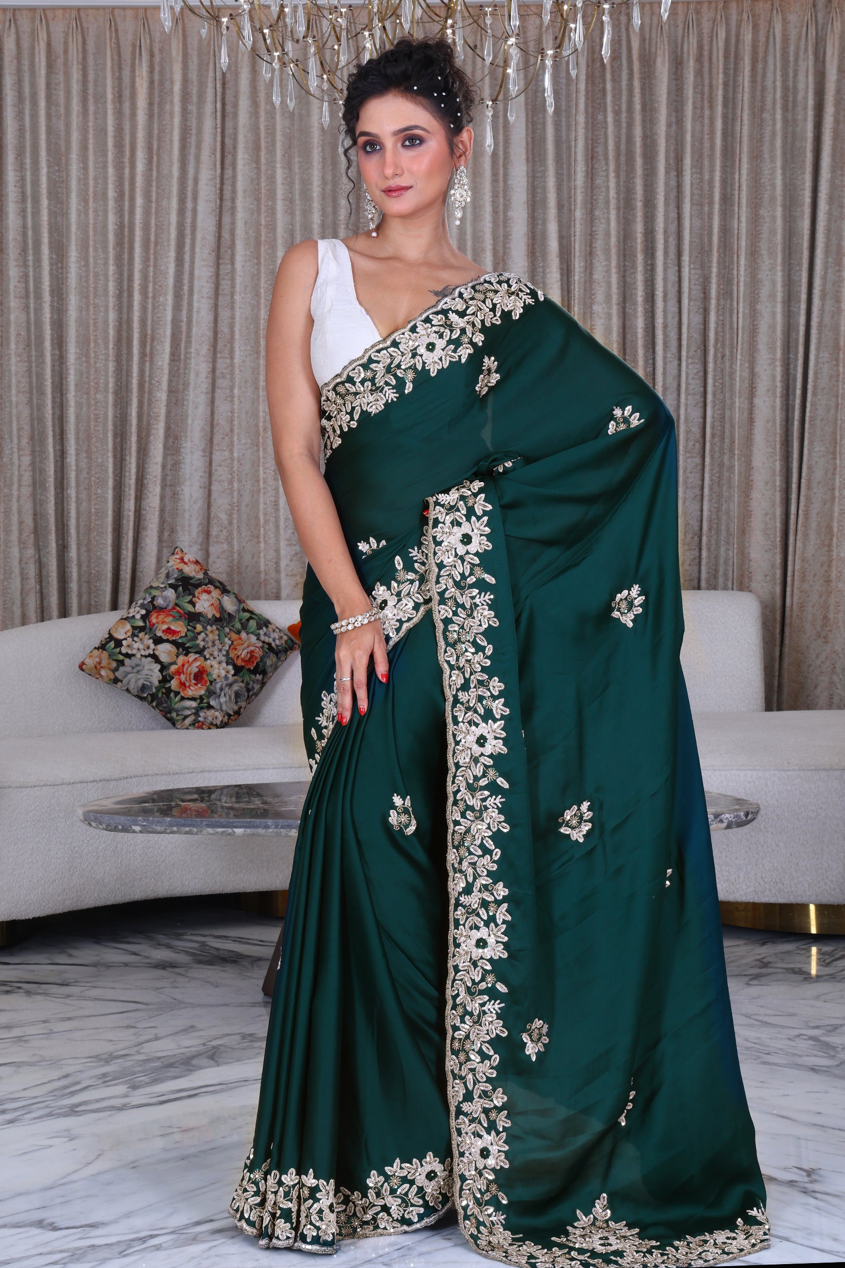 Satin Zardosi Work