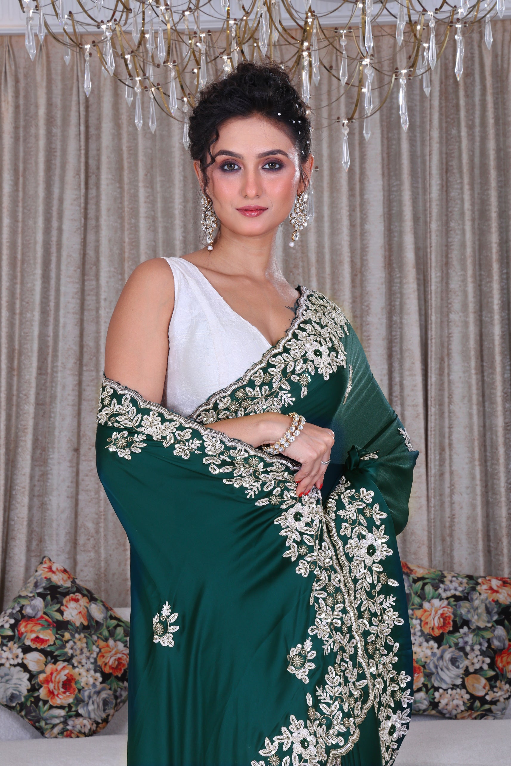 Satin Zardosi Work