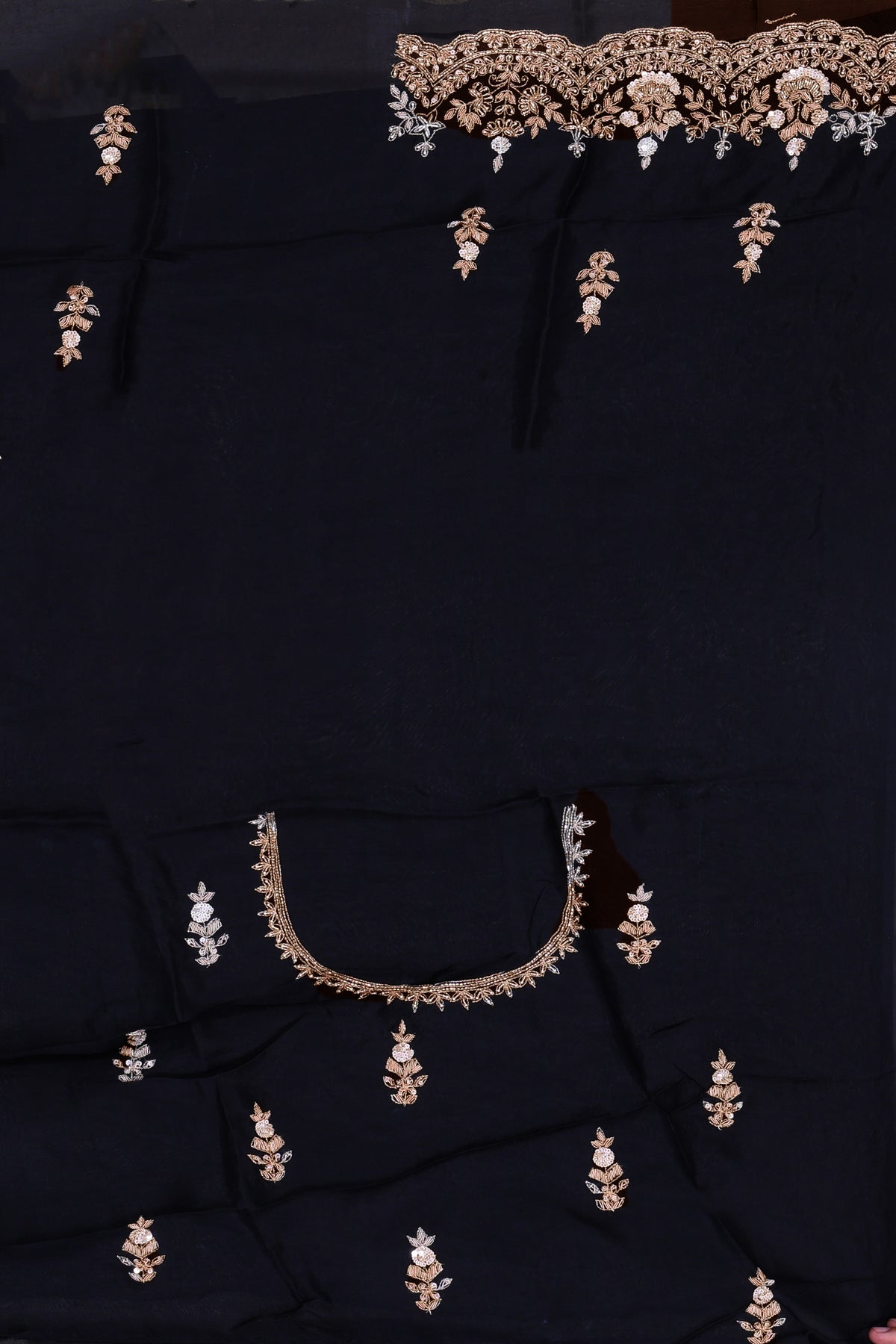 Organza Zardosi Work