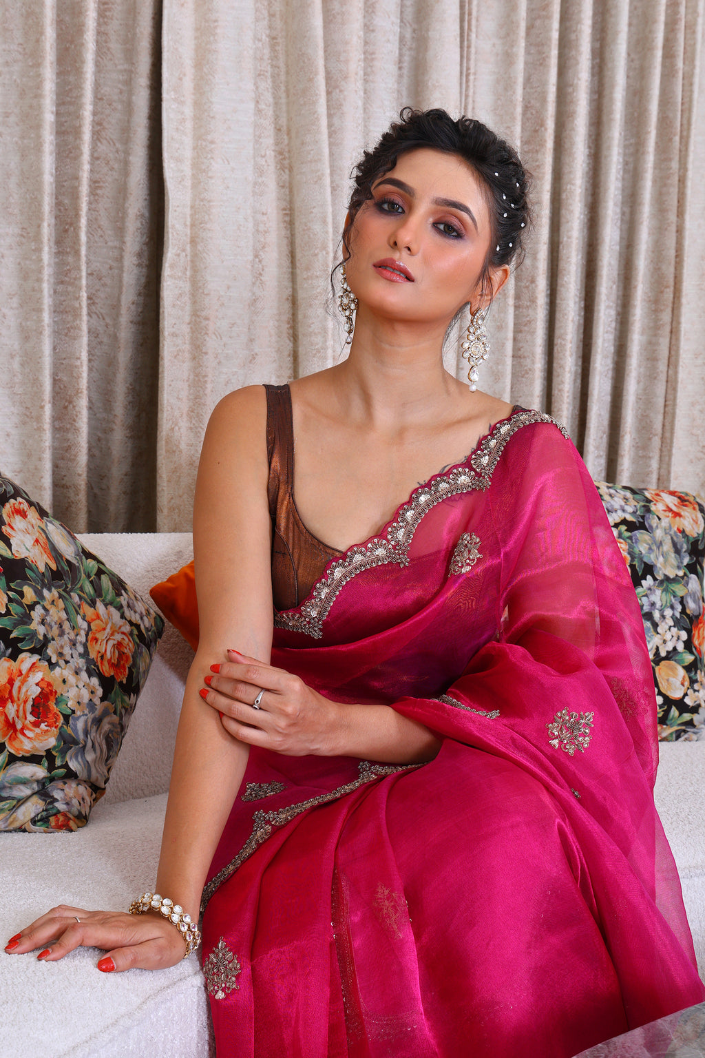 Exclusive Tissue Zardosi Work