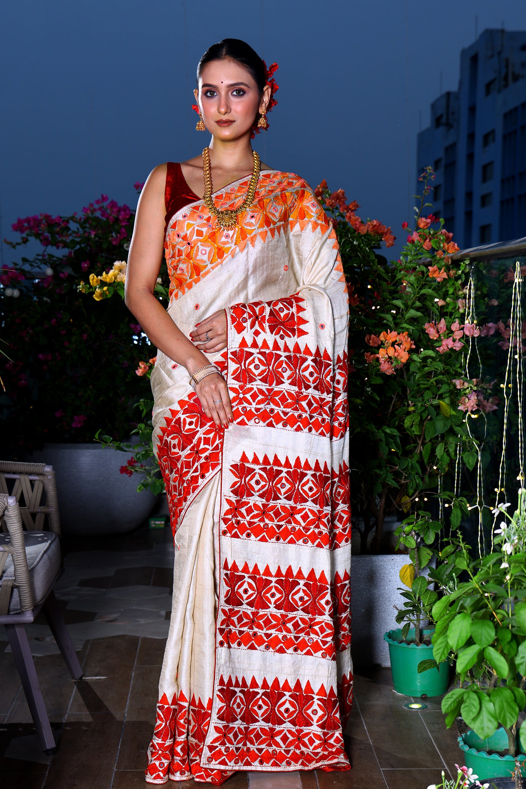 Tussar Hand Kathiyawadi