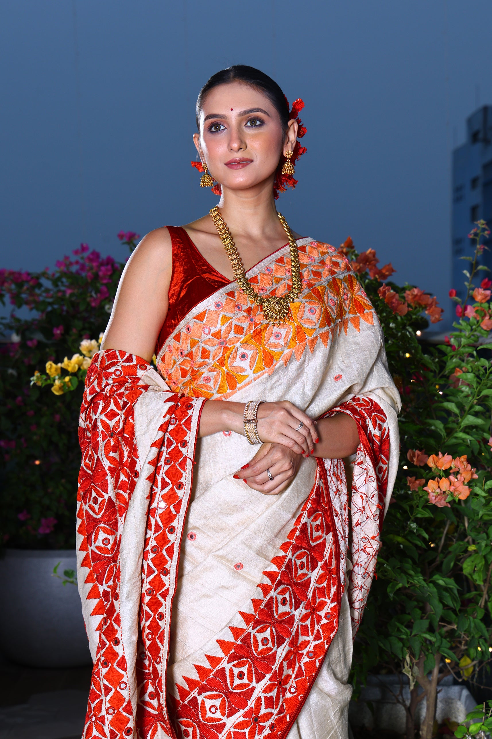 Tussar Hand Kathiyawadi