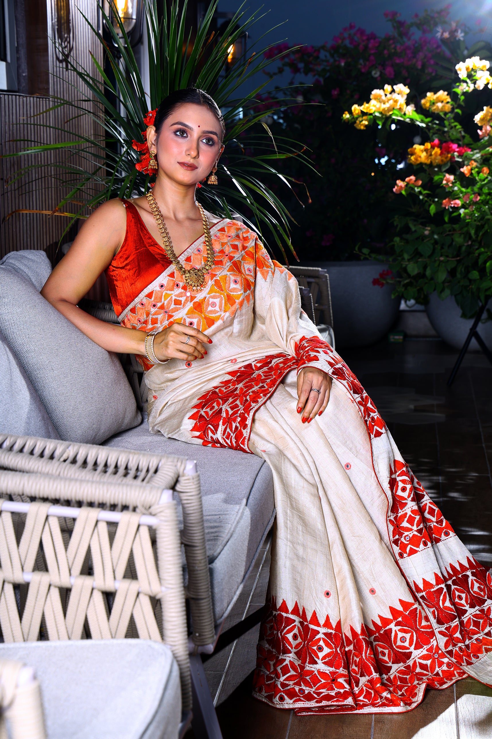 Tussar Hand Kathiyawadi