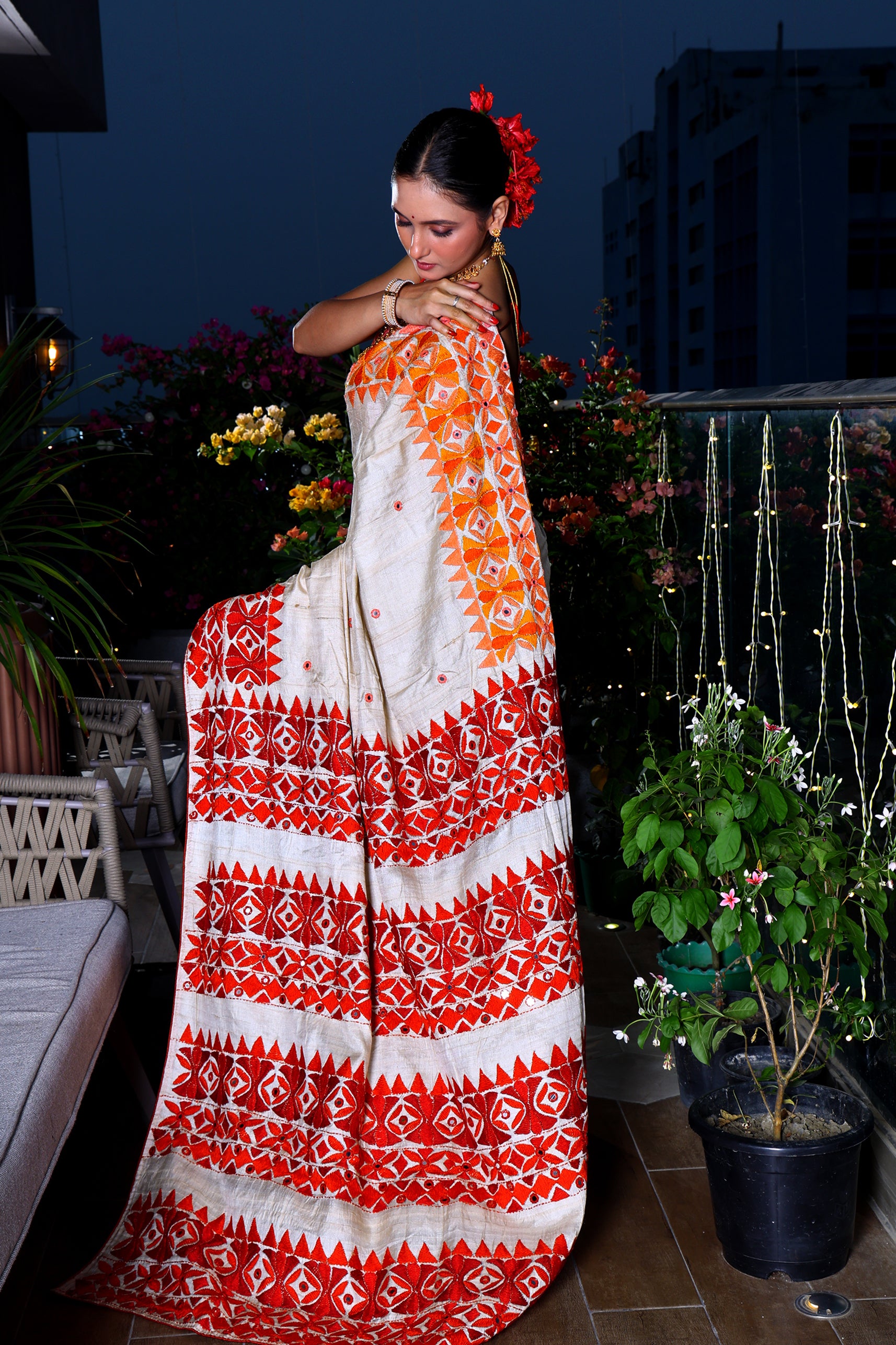 Tussar Hand Kathiyawadi