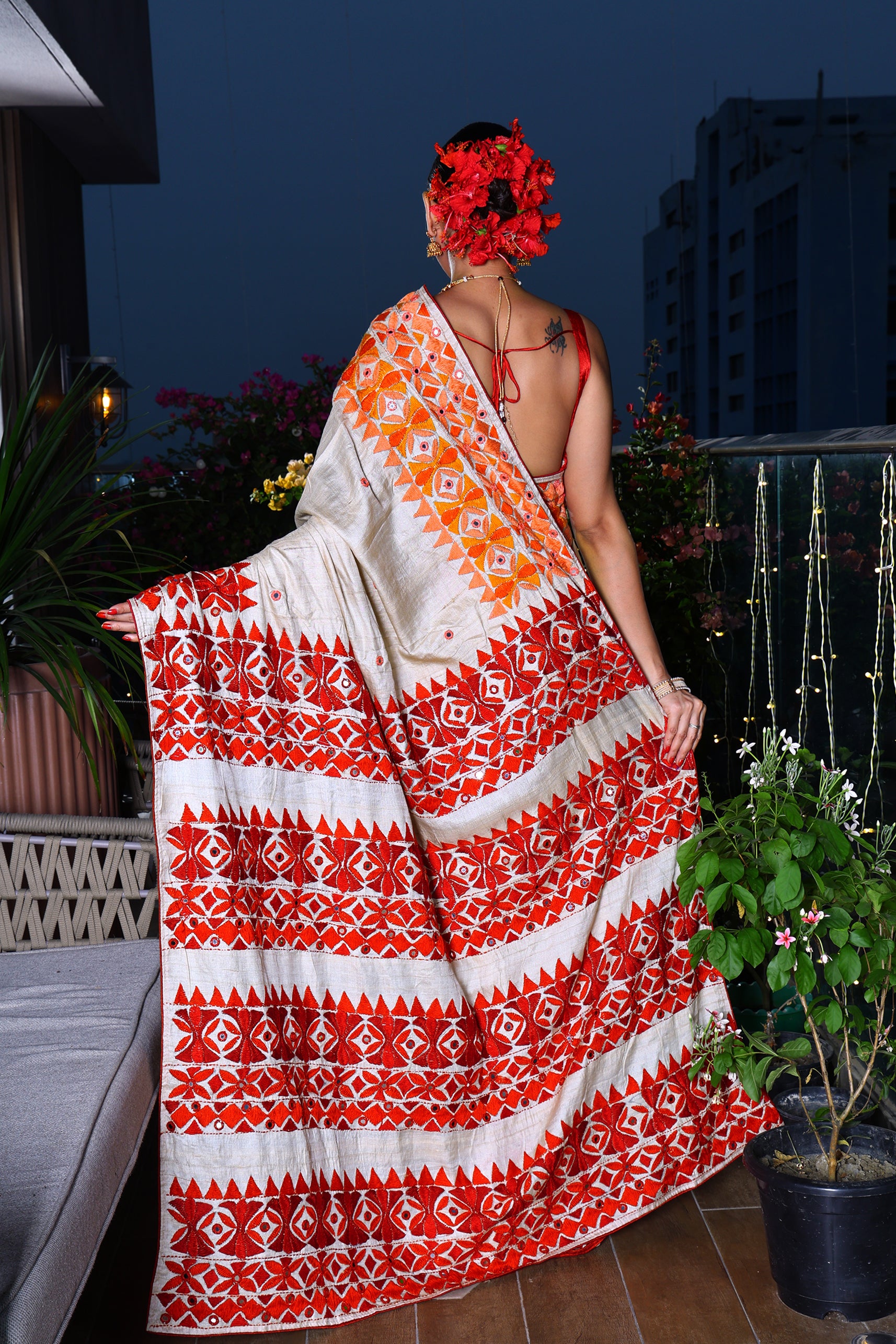 Tussar Hand Kathiyawadi