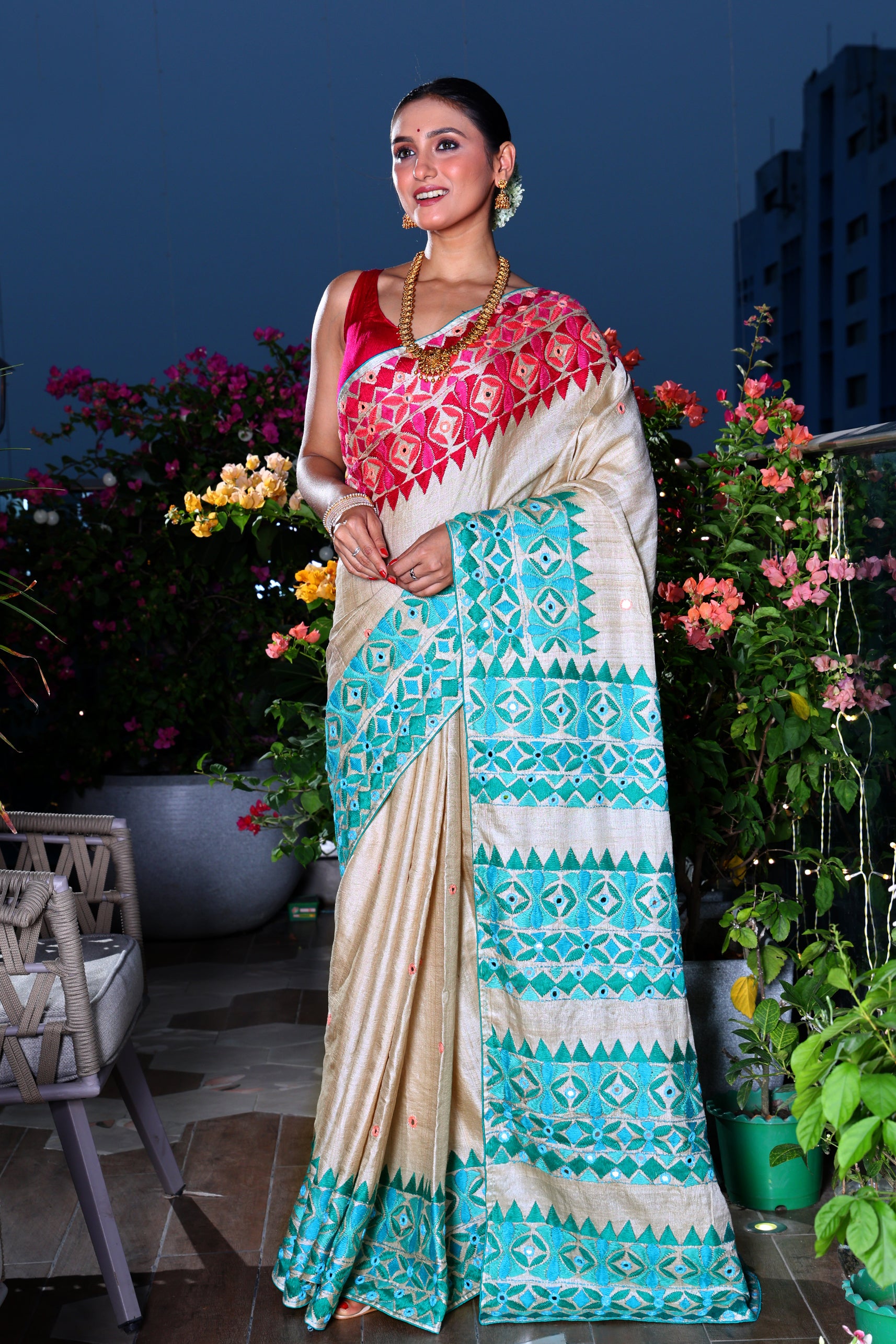 Tussar Hand Kathiyawadi