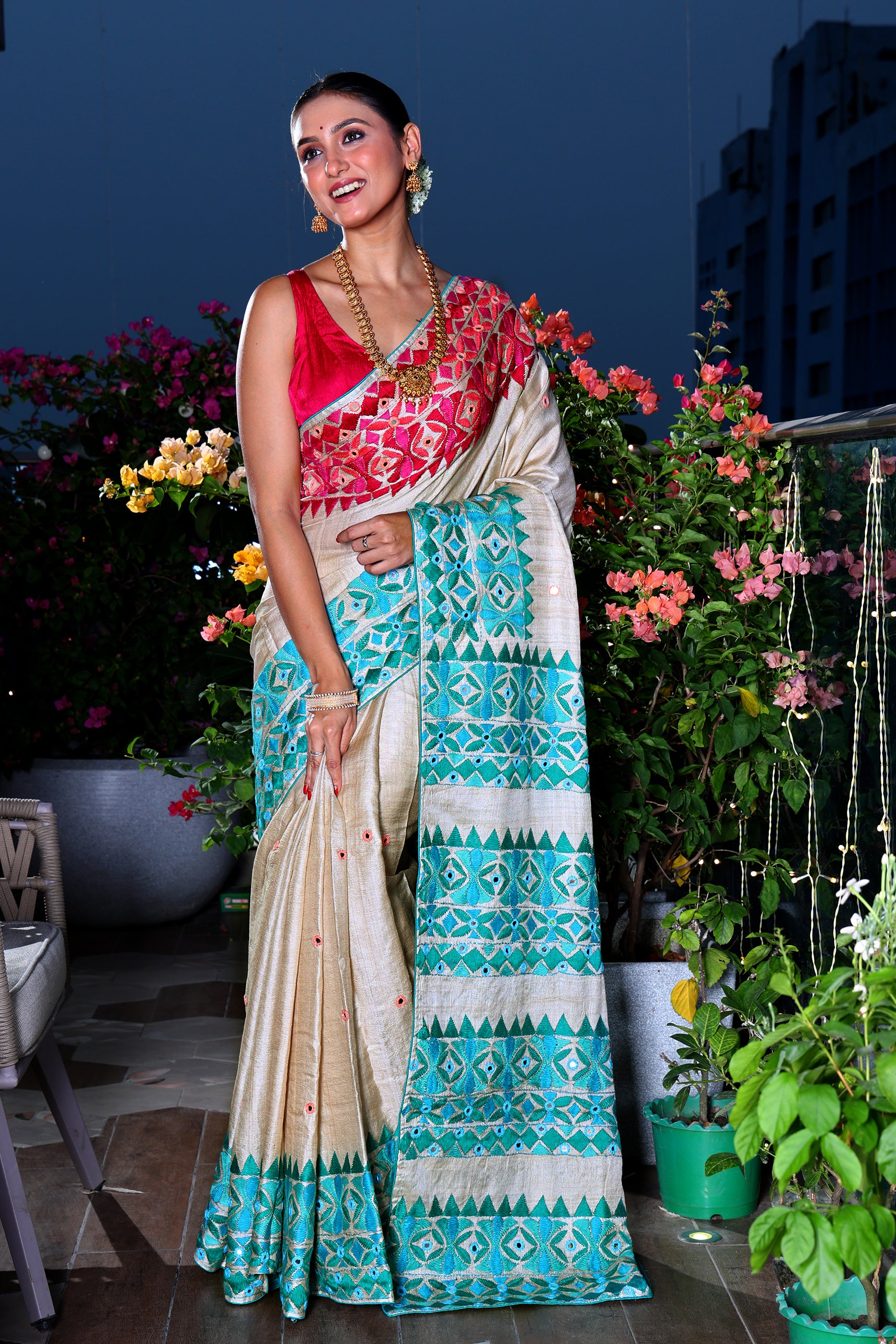 Tussar Hand Kathiyawadi