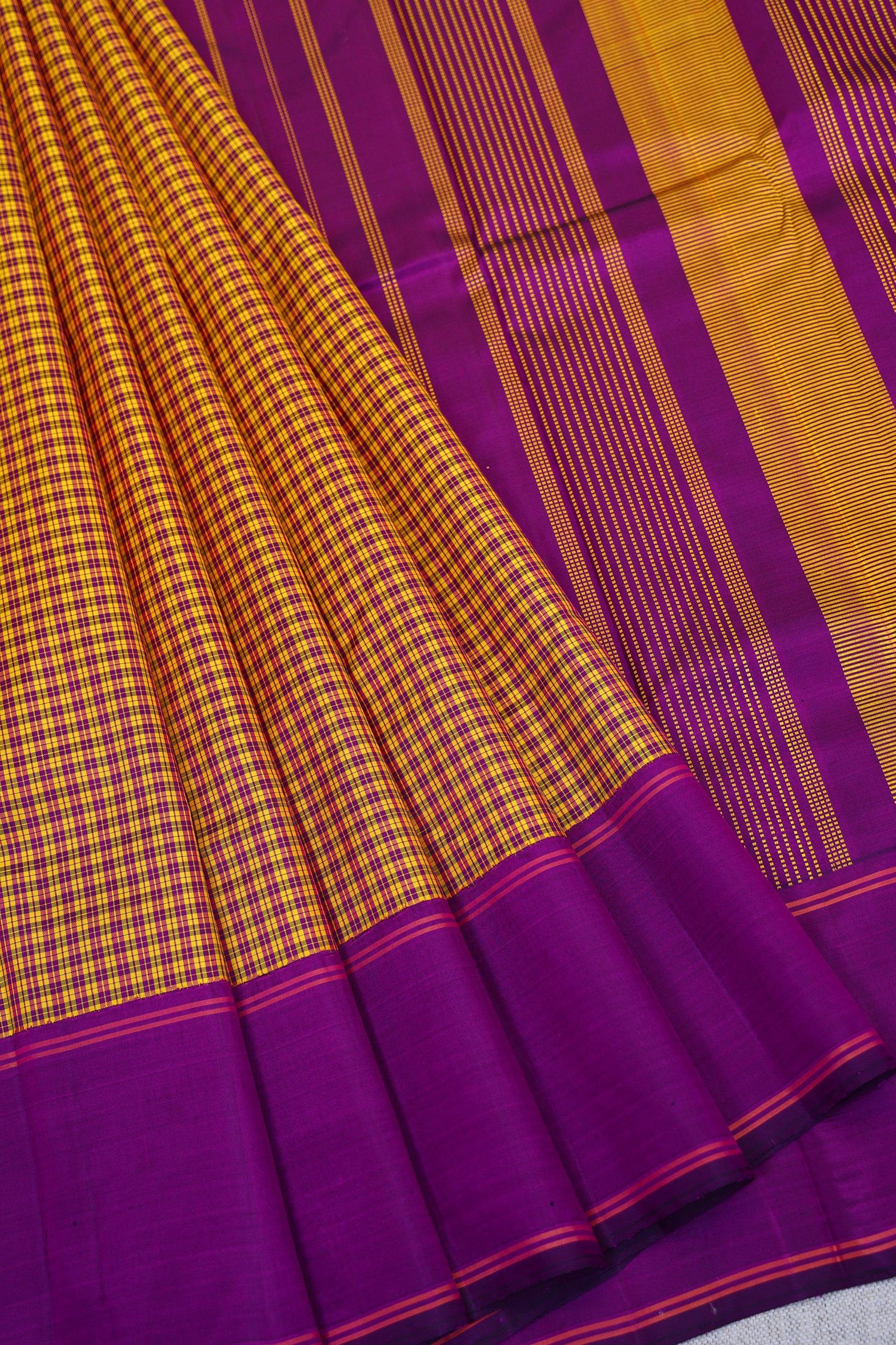 Check Silk Kanjivaram