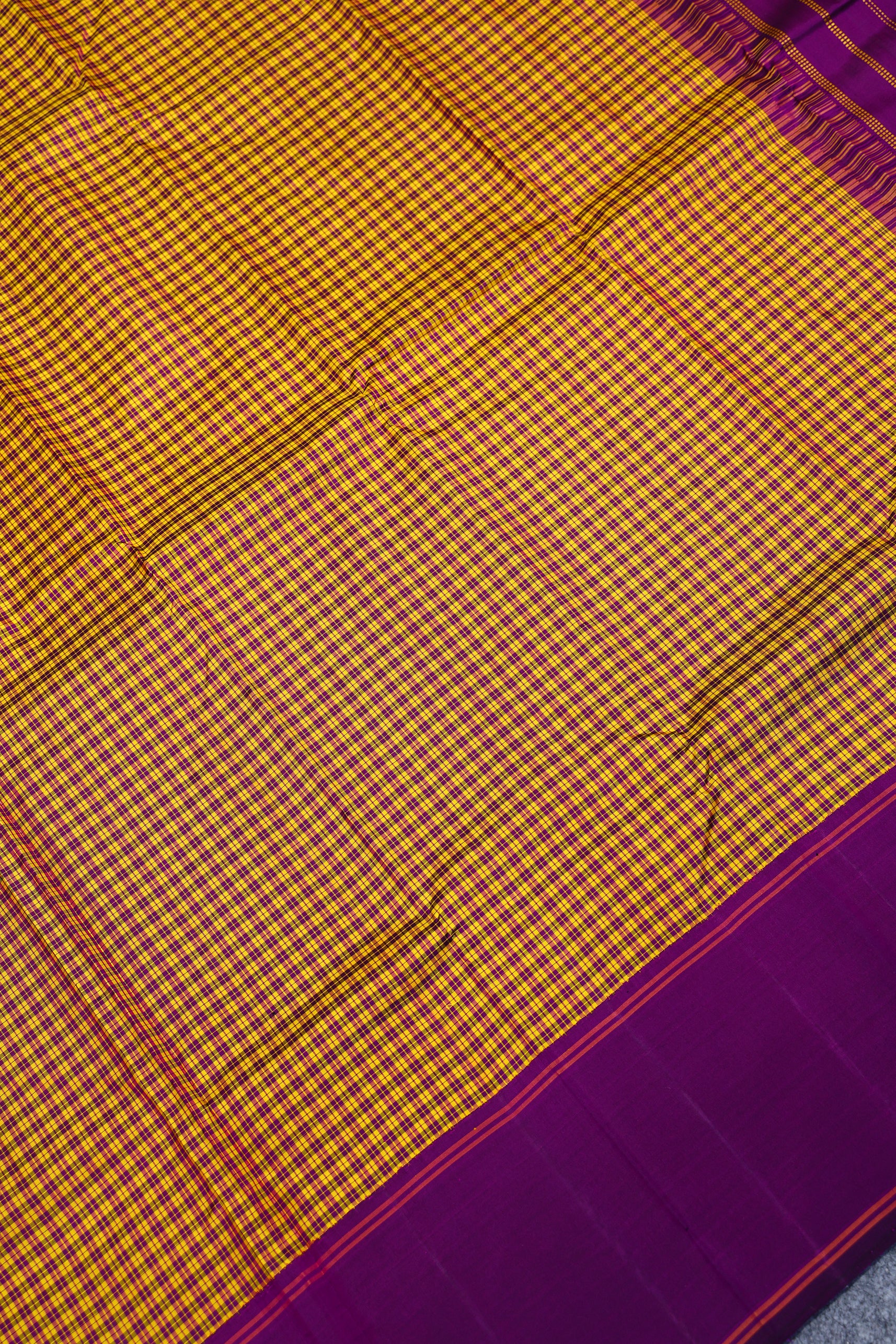 Check Silk Kanjivaram