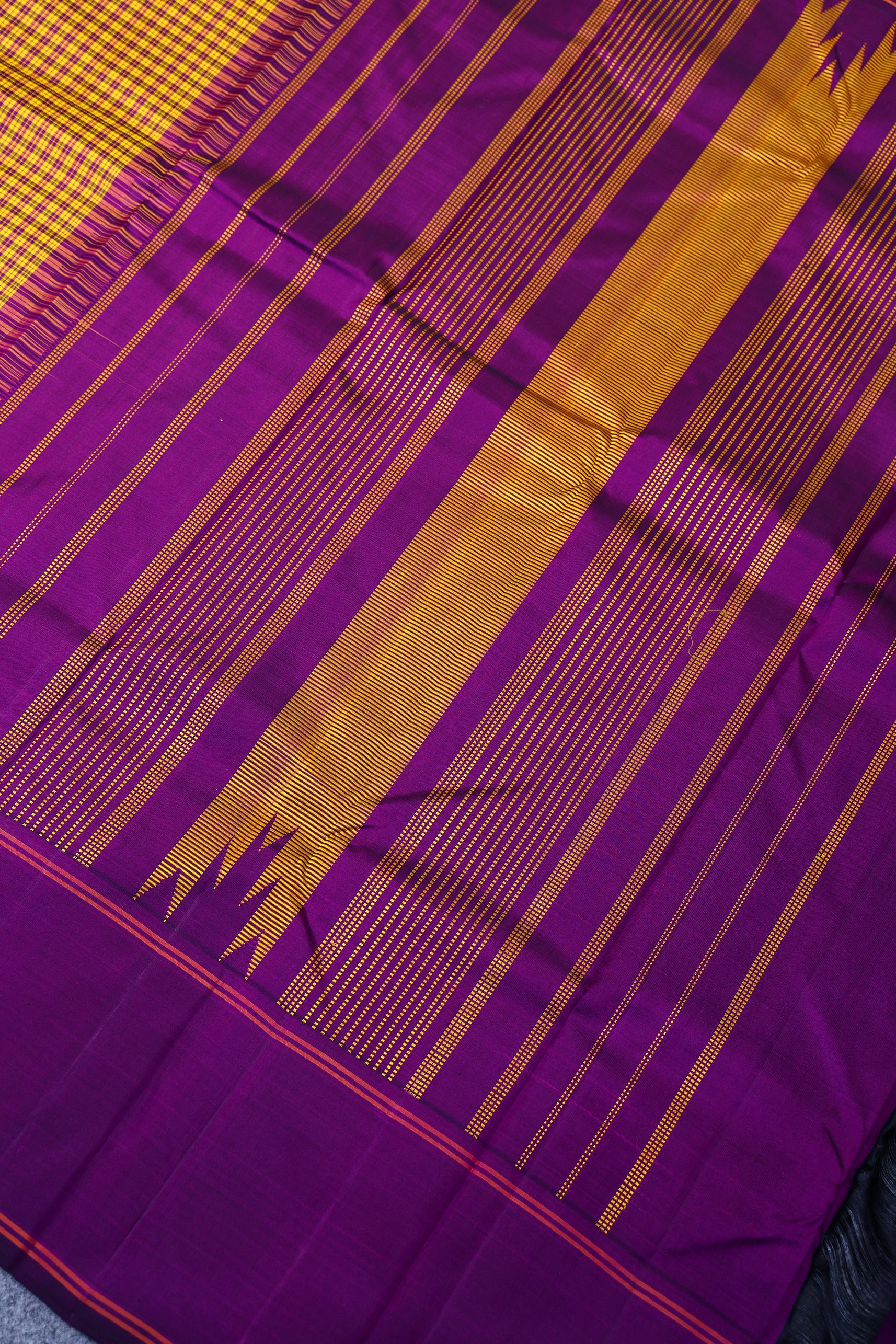 Check Silk Kanjivaram