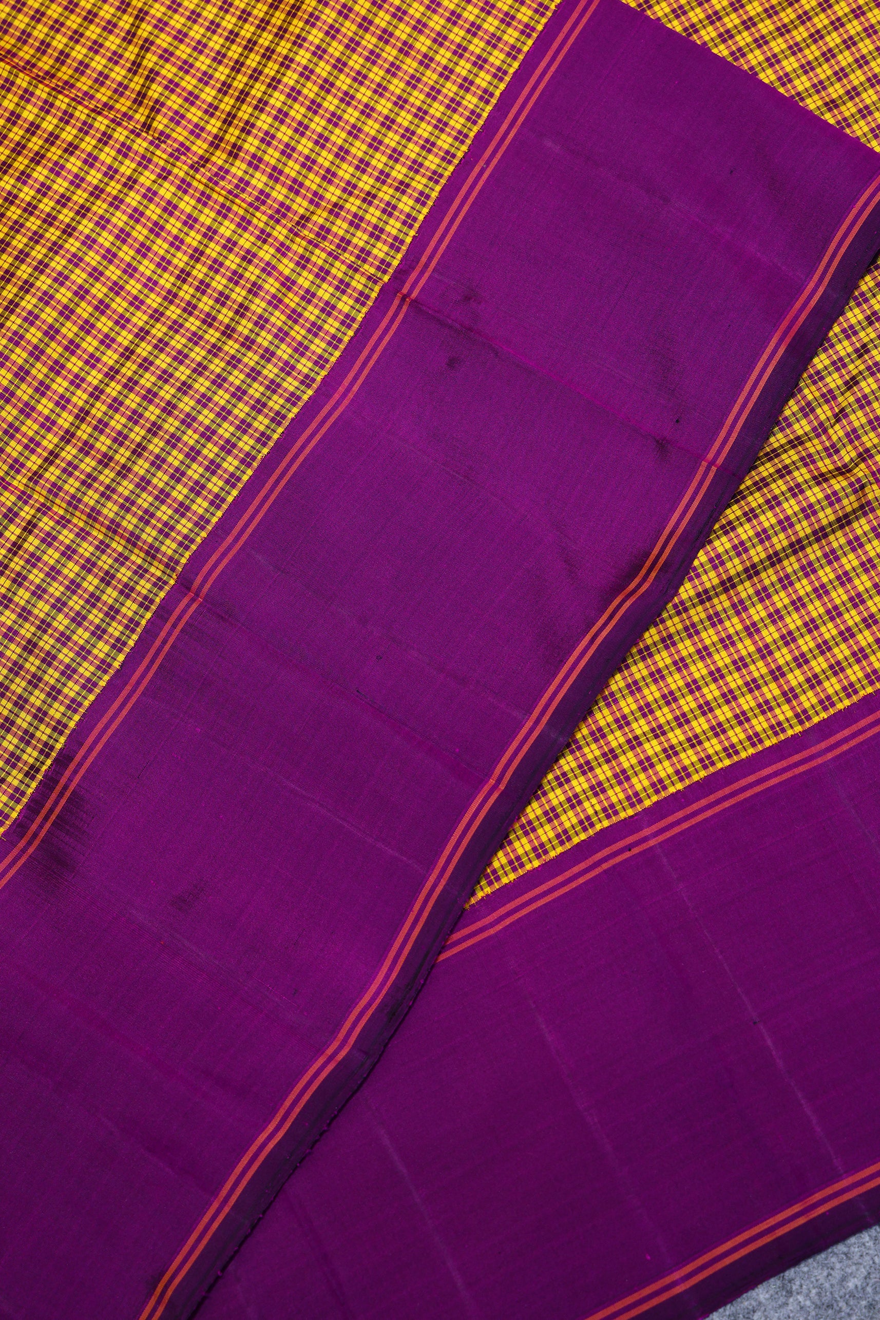 Check Silk Kanjivaram