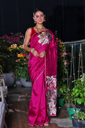 Semi Tussar Embroidery