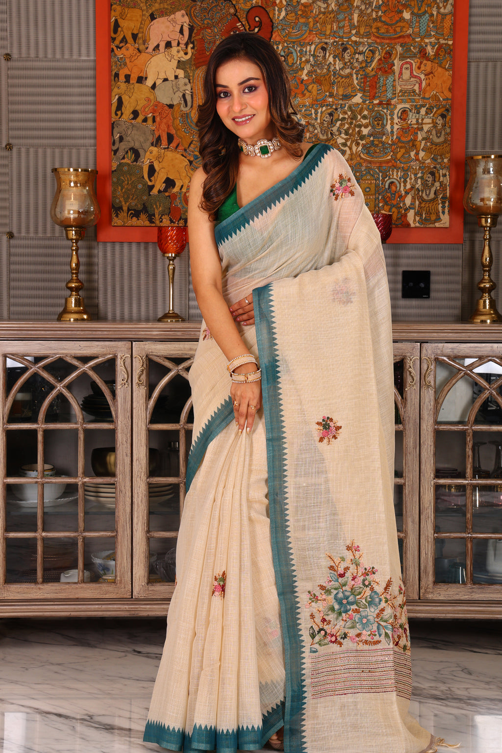 Semi Linen Handwork