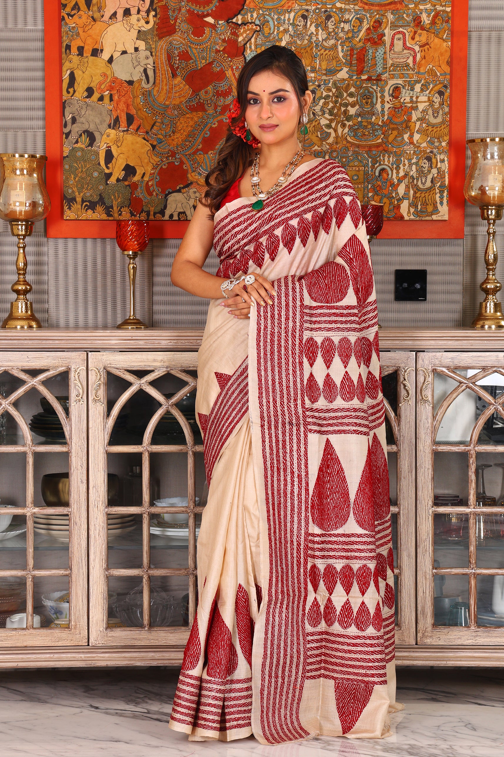 Tussar Hand Kantha