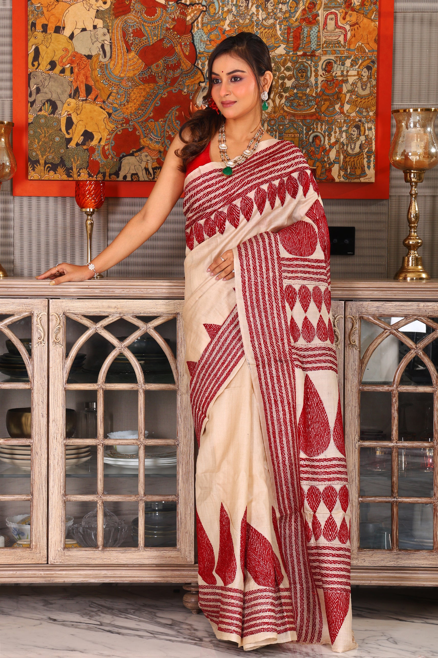Tussar Hand Kantha