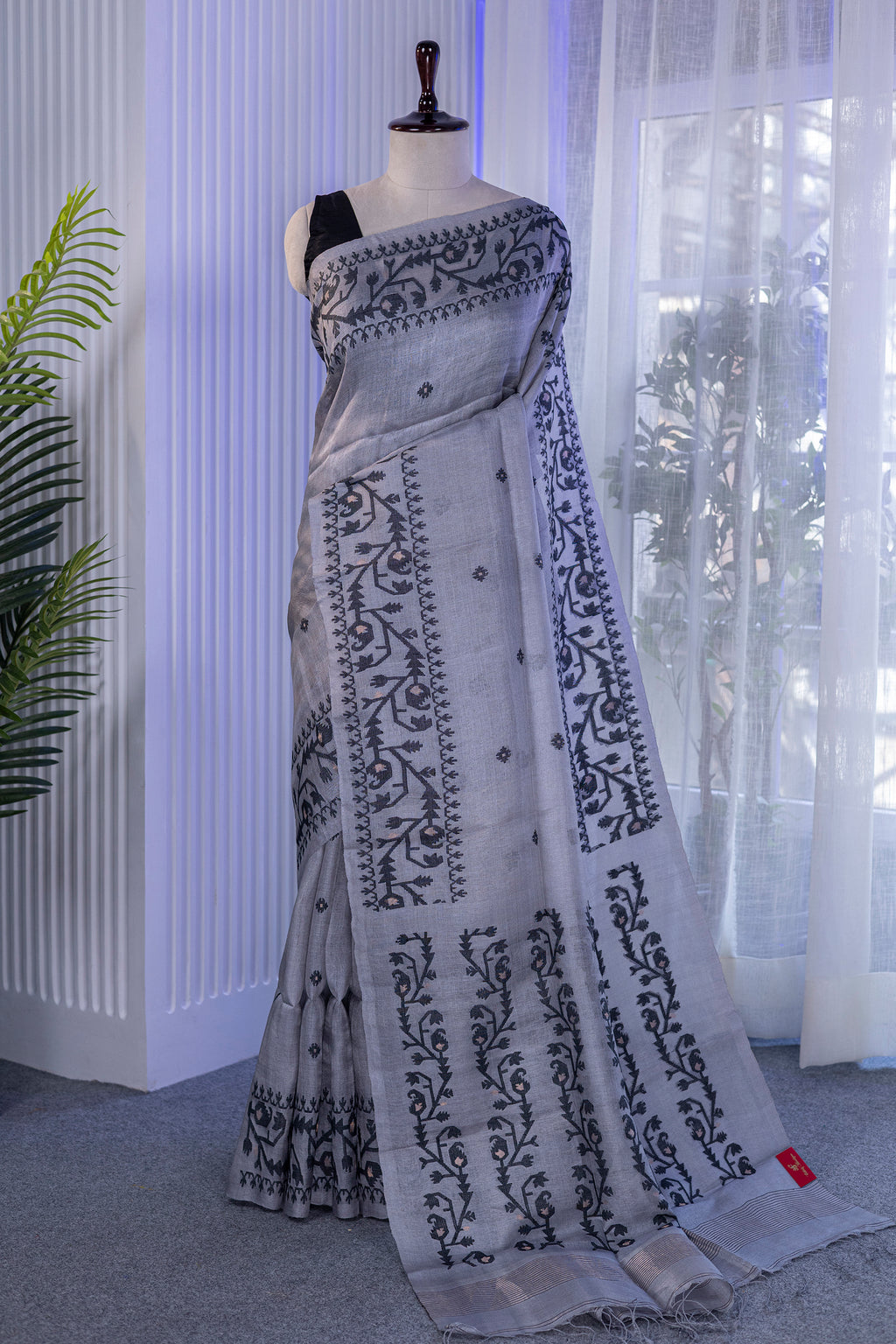 Tussar Jamdani