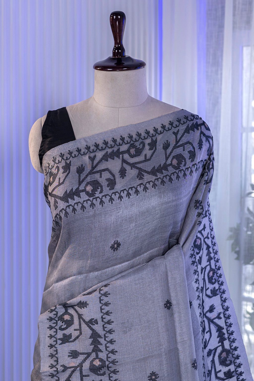 Tussar Jamdani