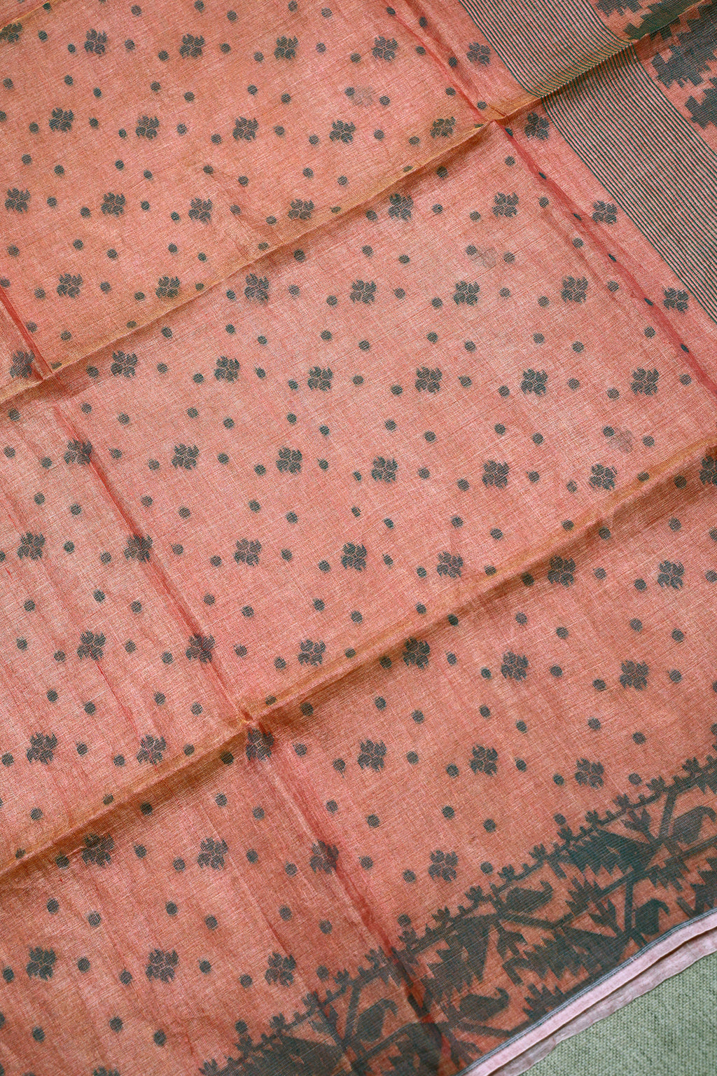 Tussar Jamdani