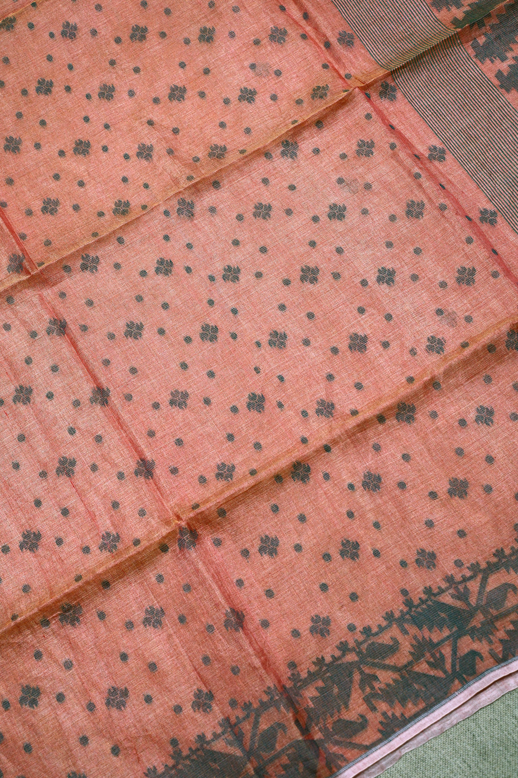 Tussar Jamdani