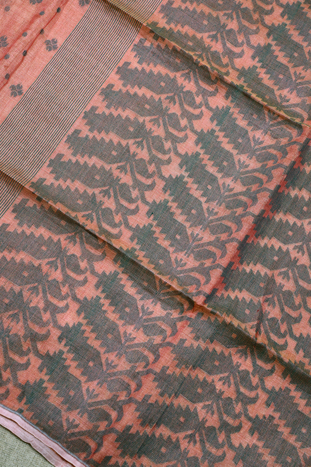 Tussar Jamdani
