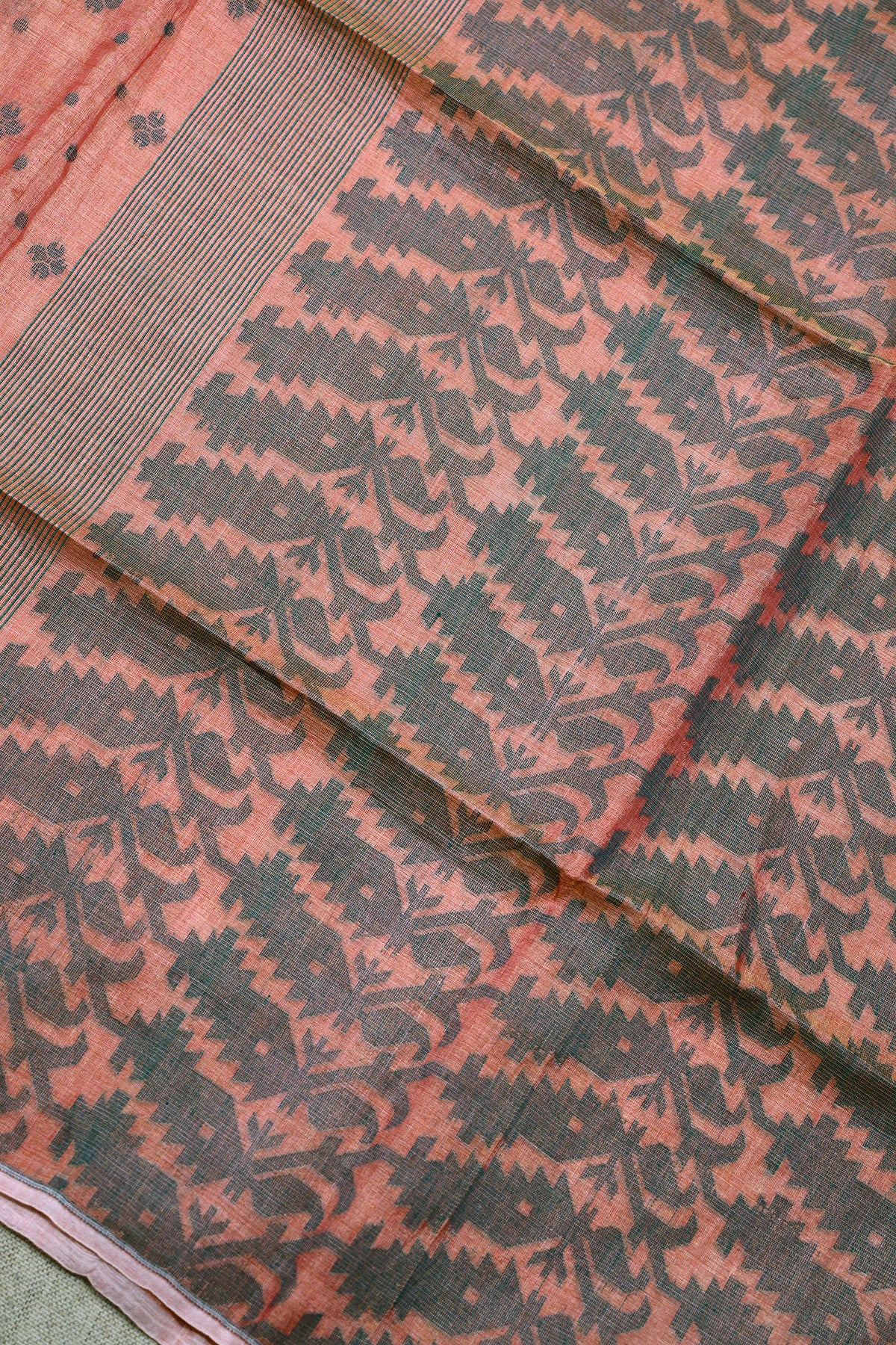 Tussar Jamdani