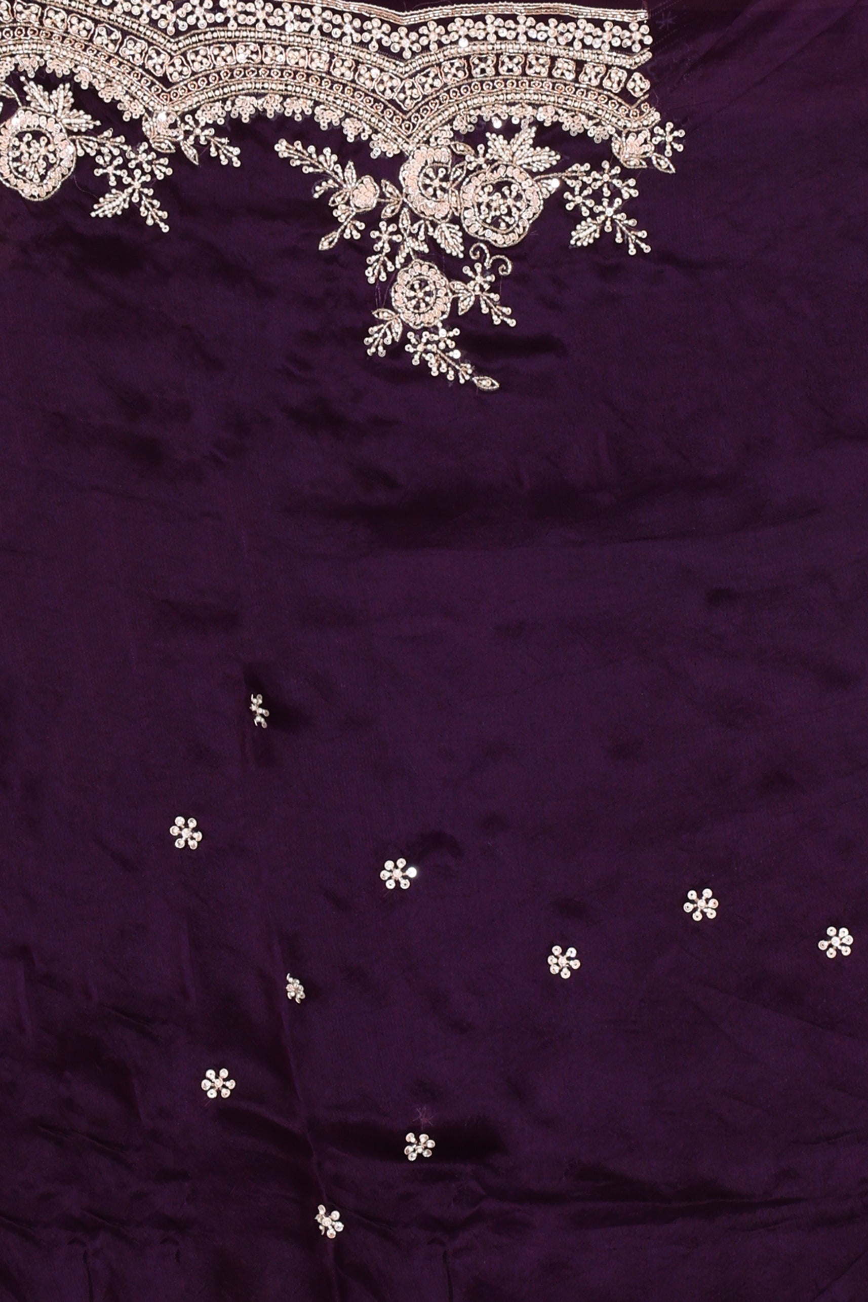 Pure Organza Zardosi Work