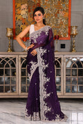 Pure Organza Zardosi Work