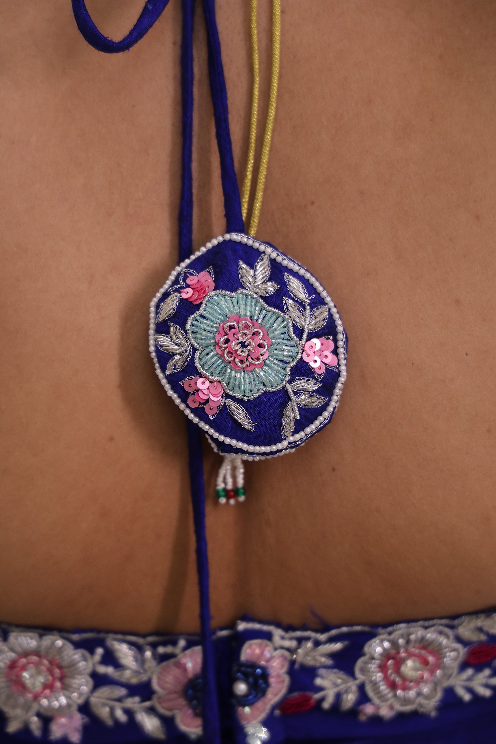 Crepe Satin Saree With Border