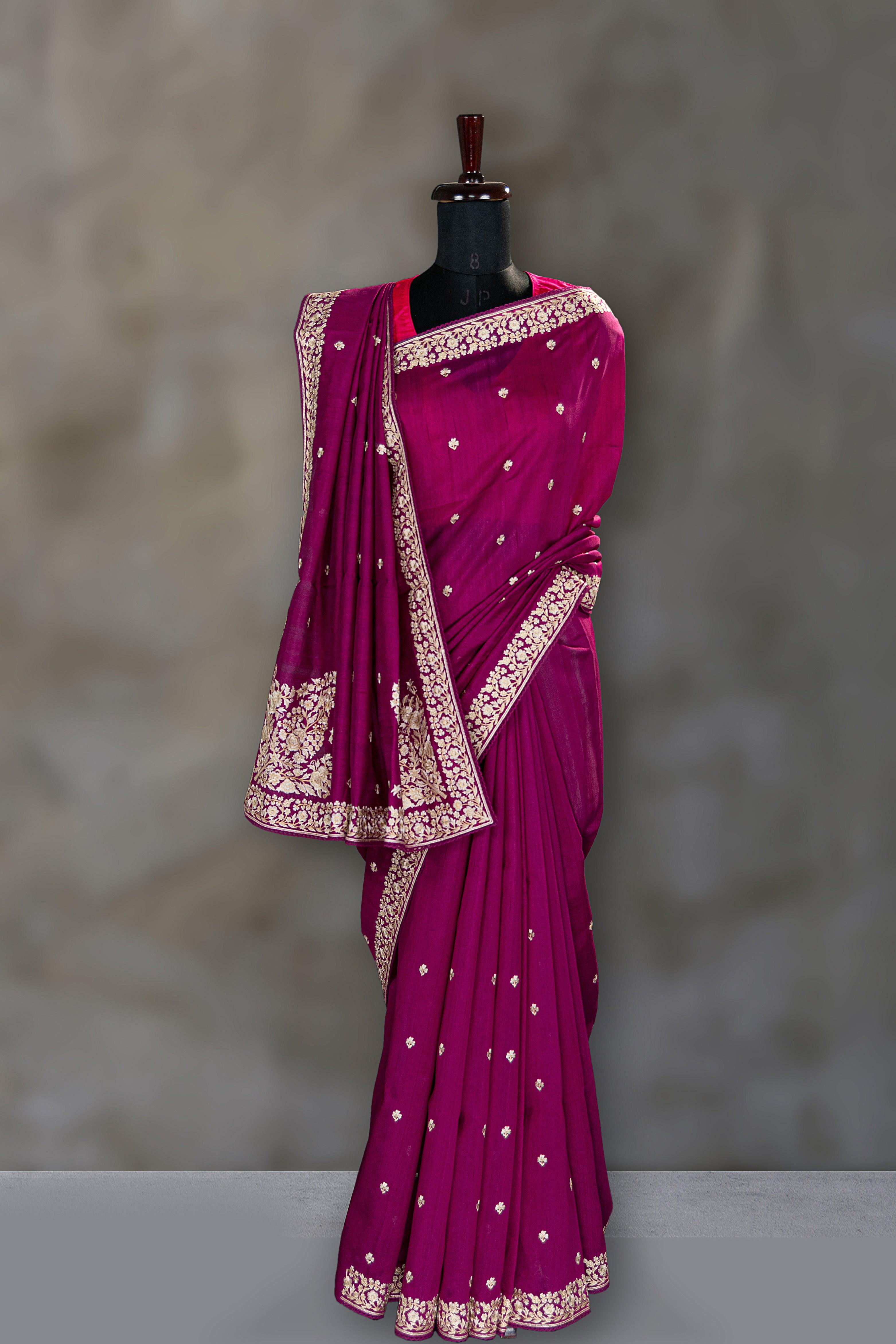 Semi Tussar Embroidery