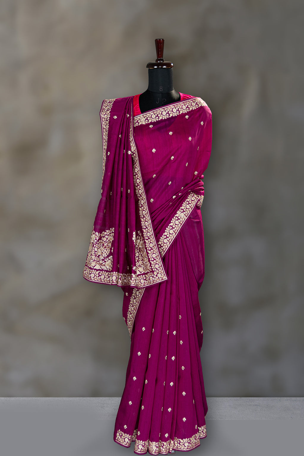 Semi Tussar Embroidery