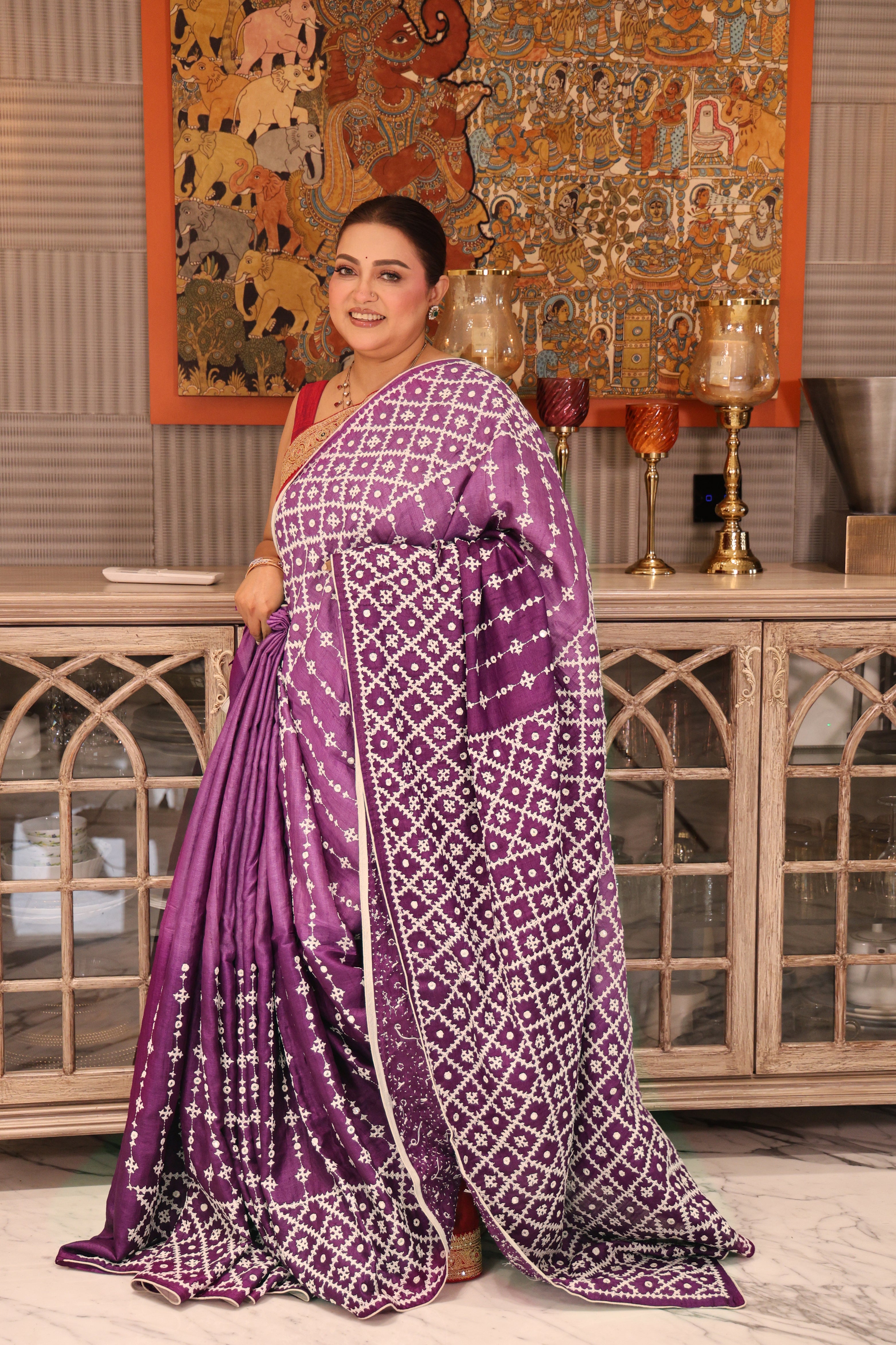 Tussar Shaded Gujrati