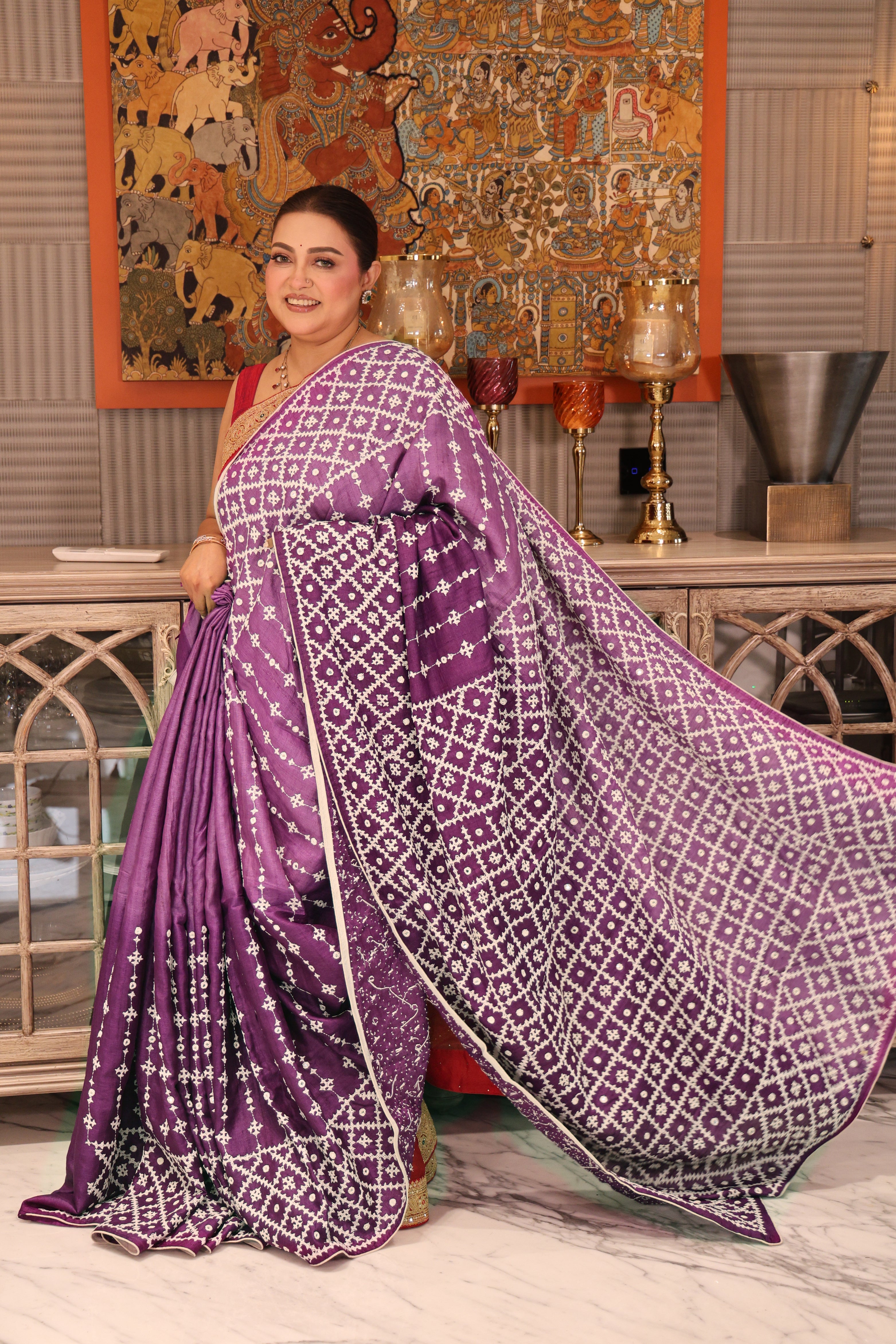 Tussar Shaded Gujrati