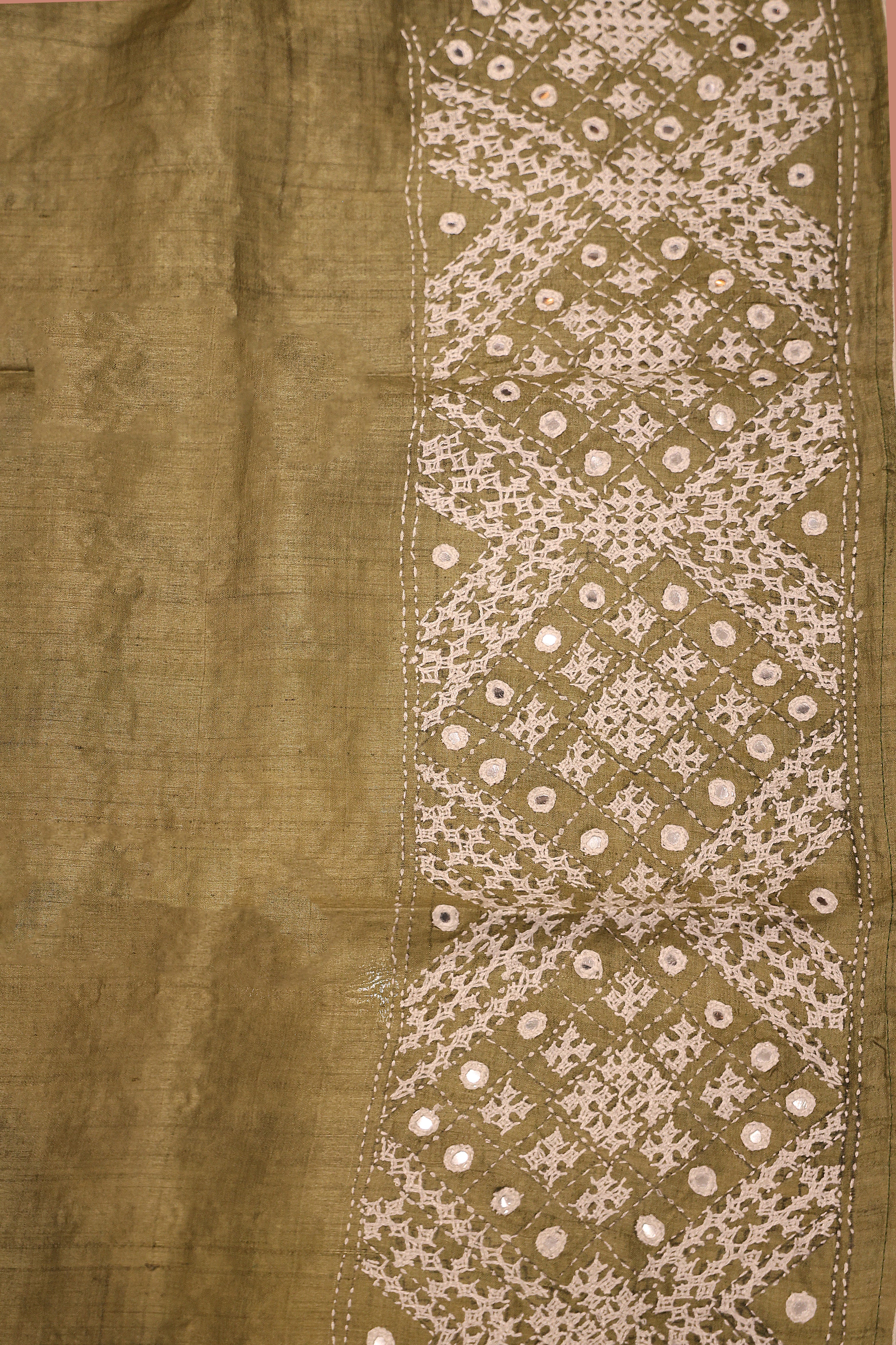 Tussar Shaded Hand Gujarati