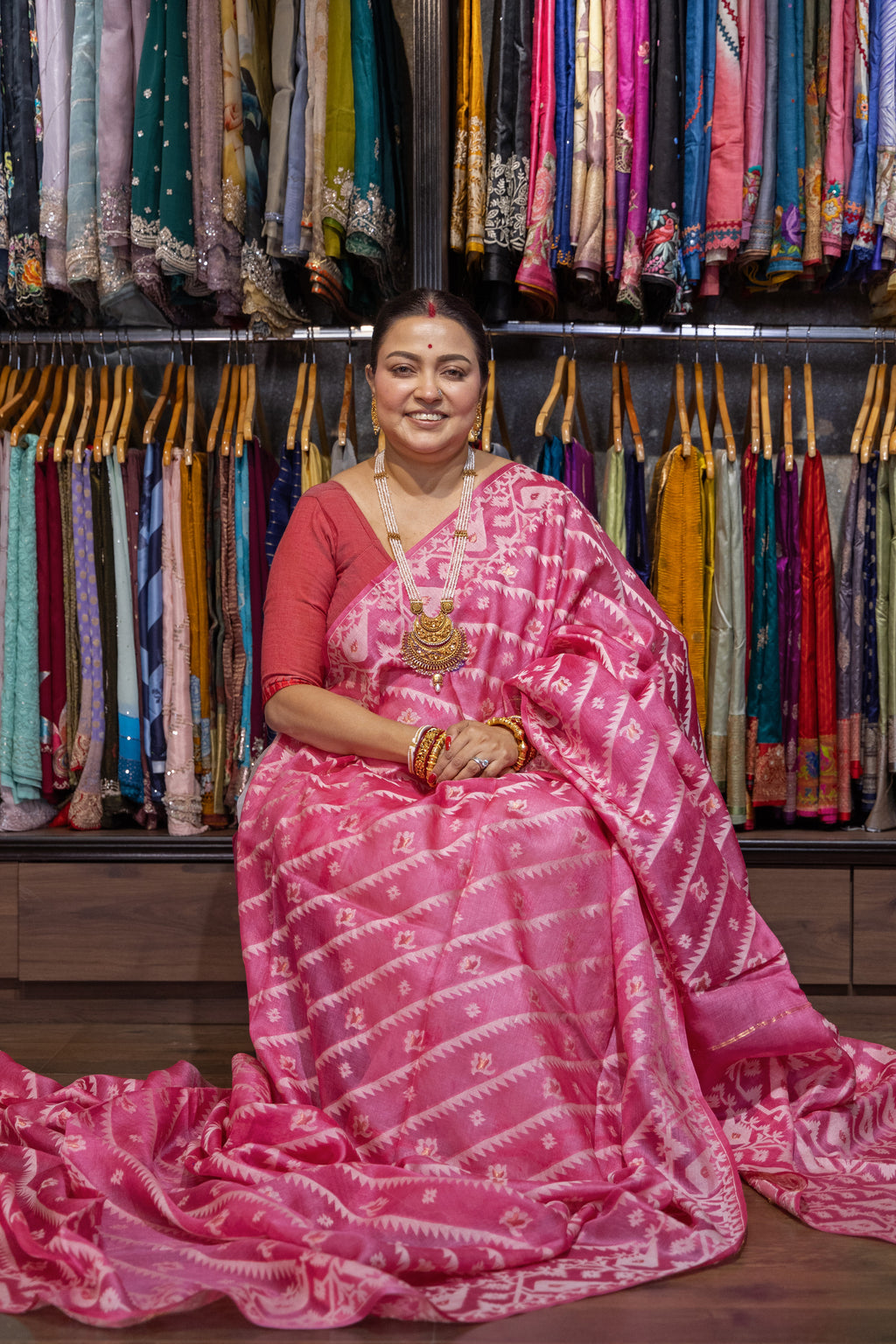 Tussar Jamdani