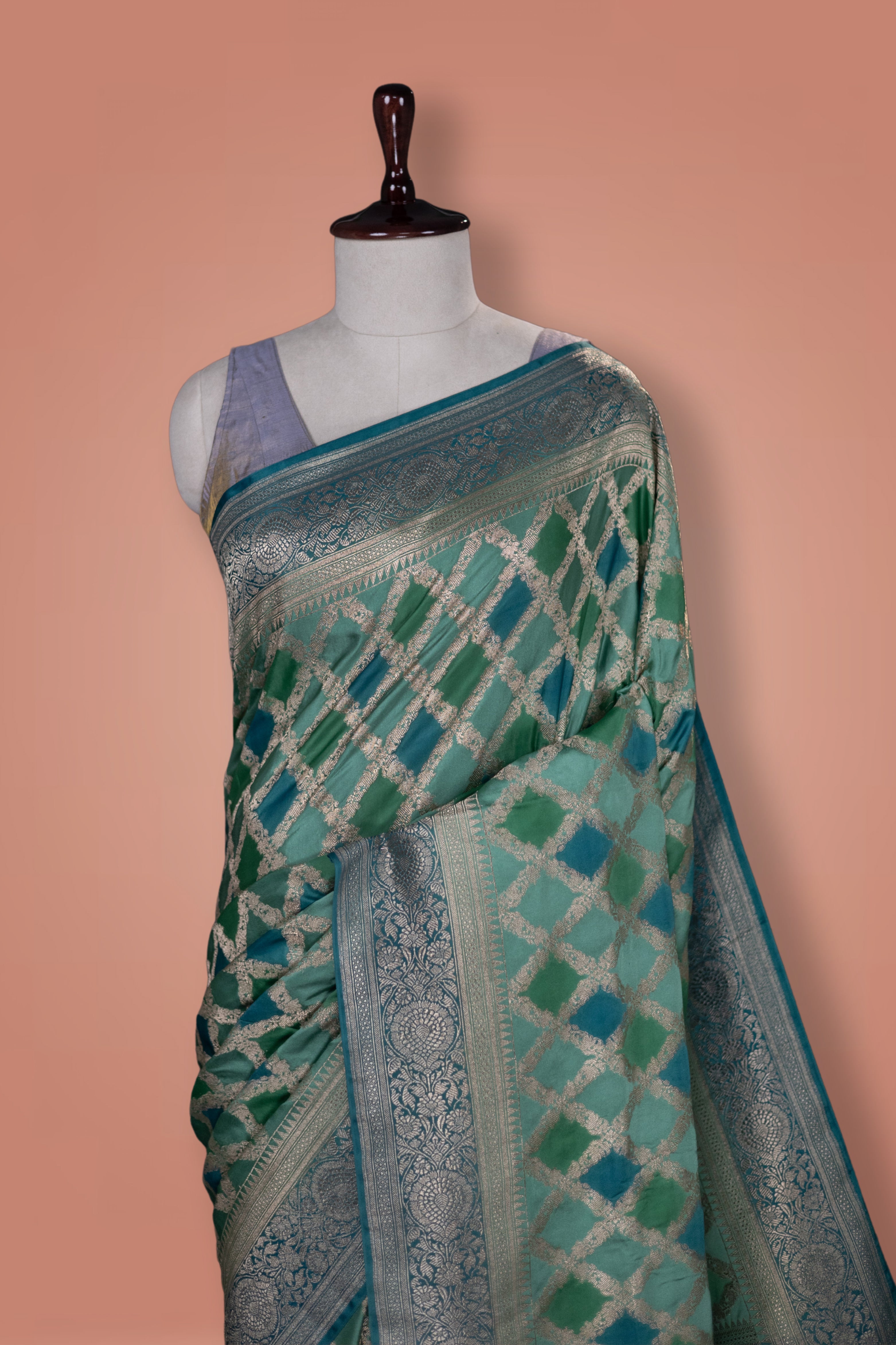 Semi Rangkat Mashru Banarasi