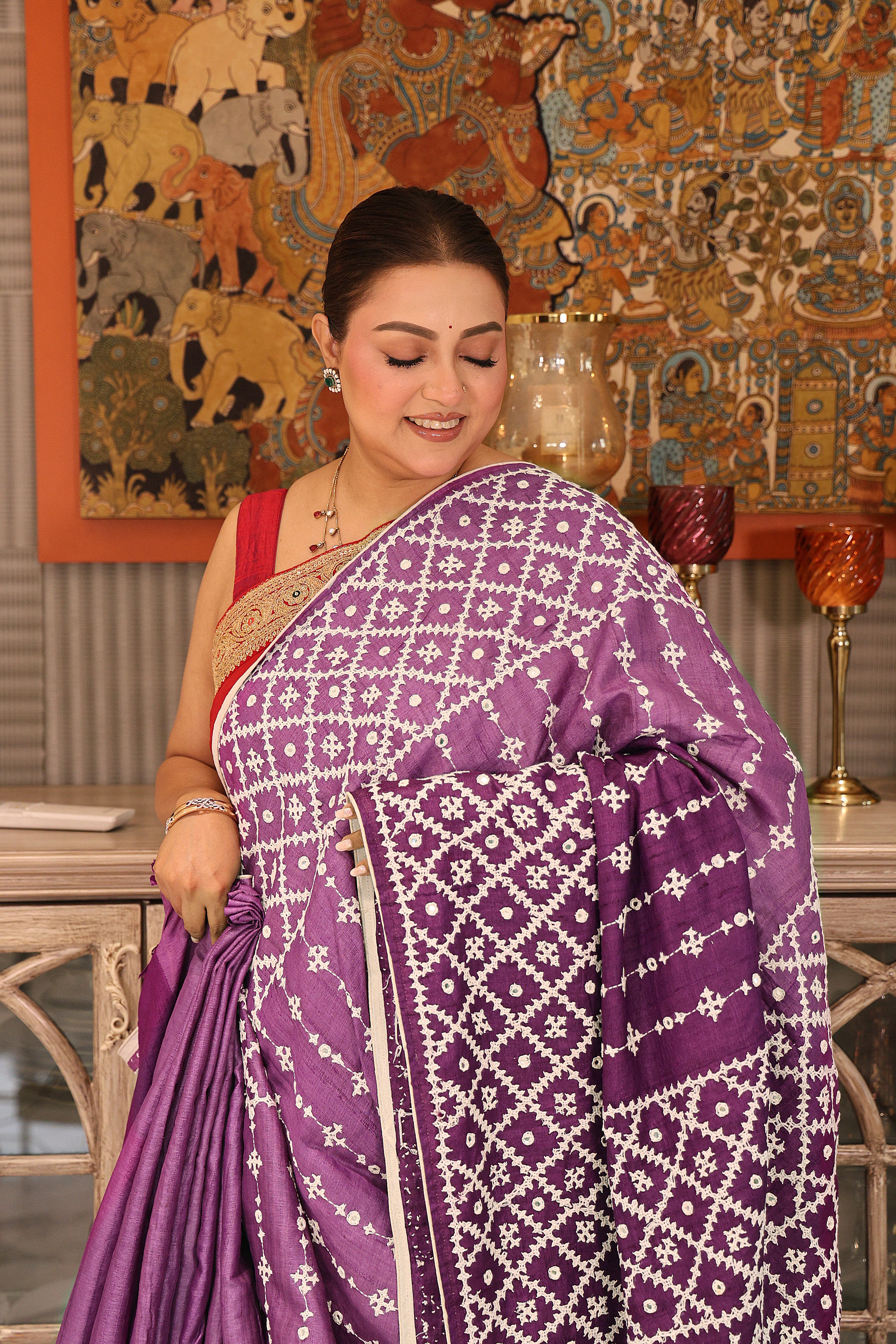 Tussar Shaded Gujrati