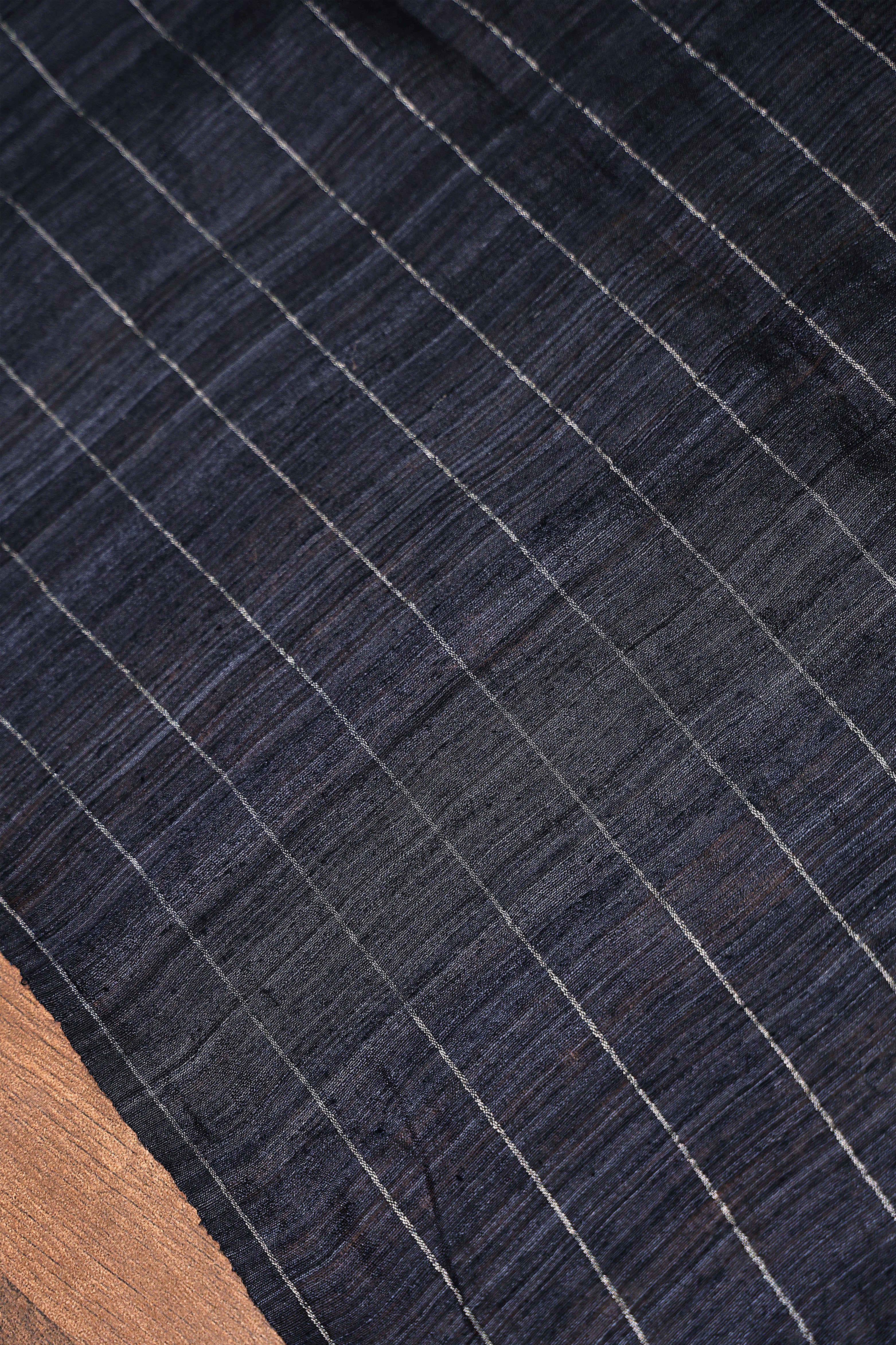 Bengal Matka Silk Saree Black