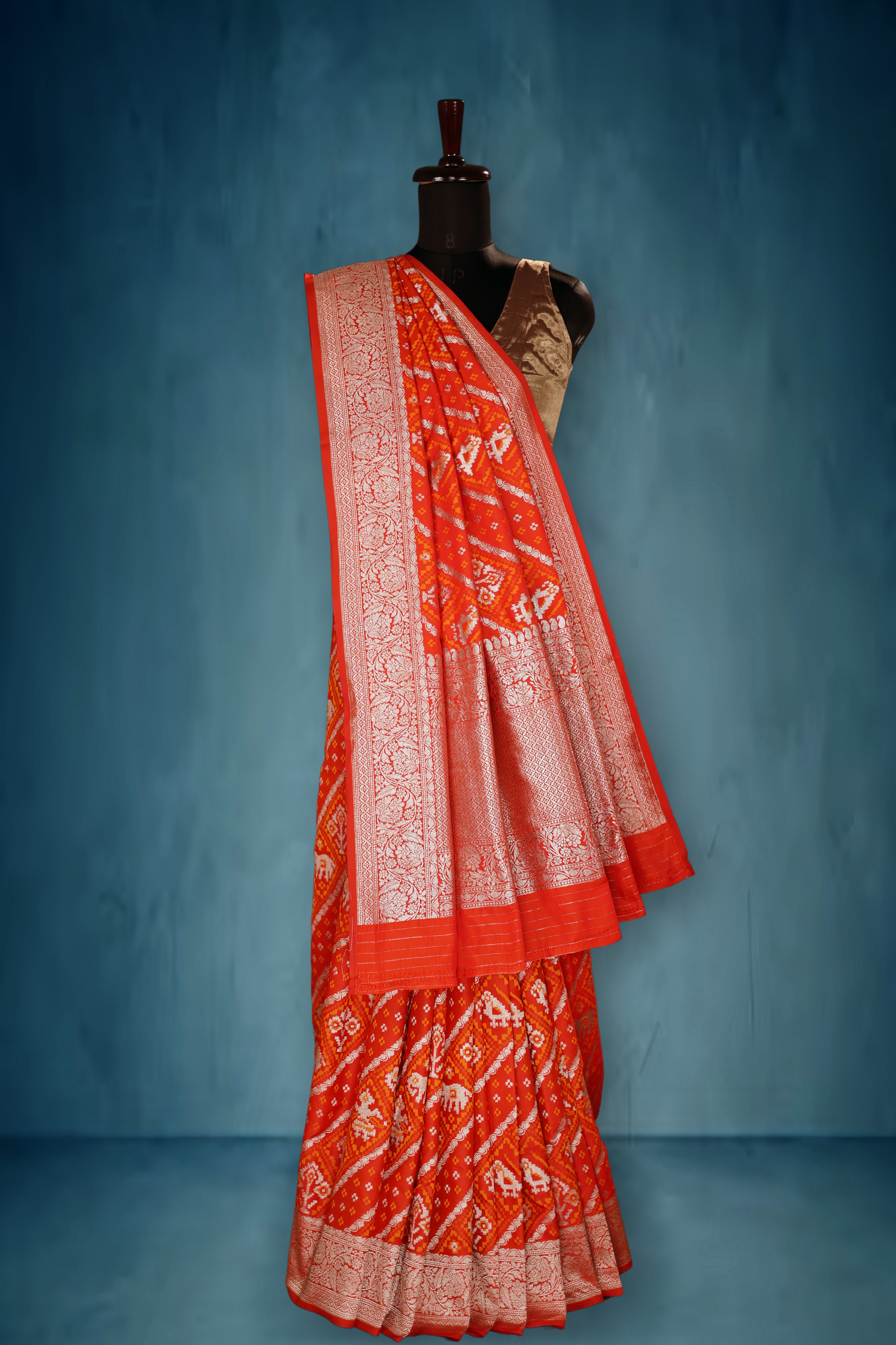 Semi Katan Banarasi