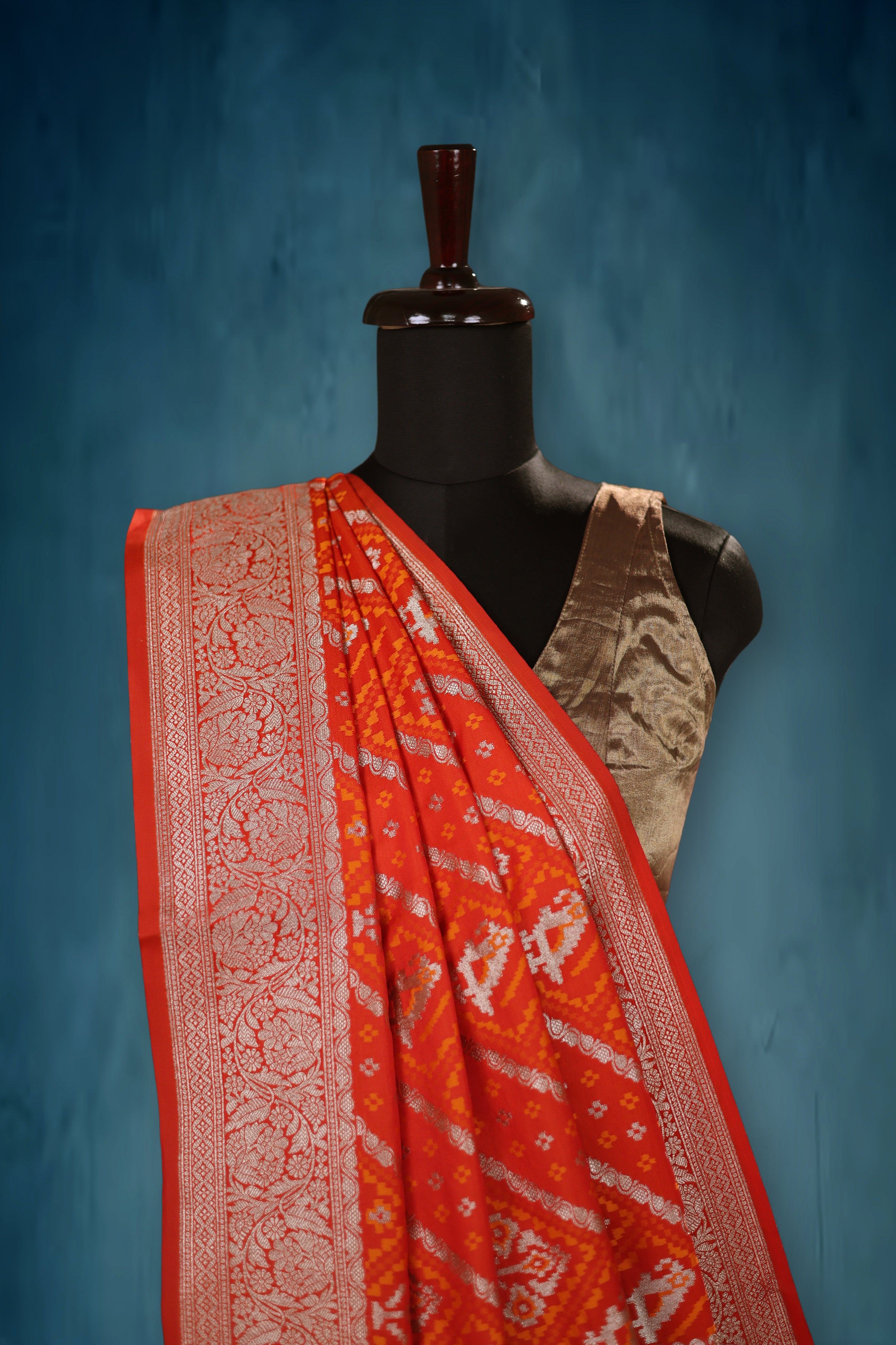Semi Katan Banarasi