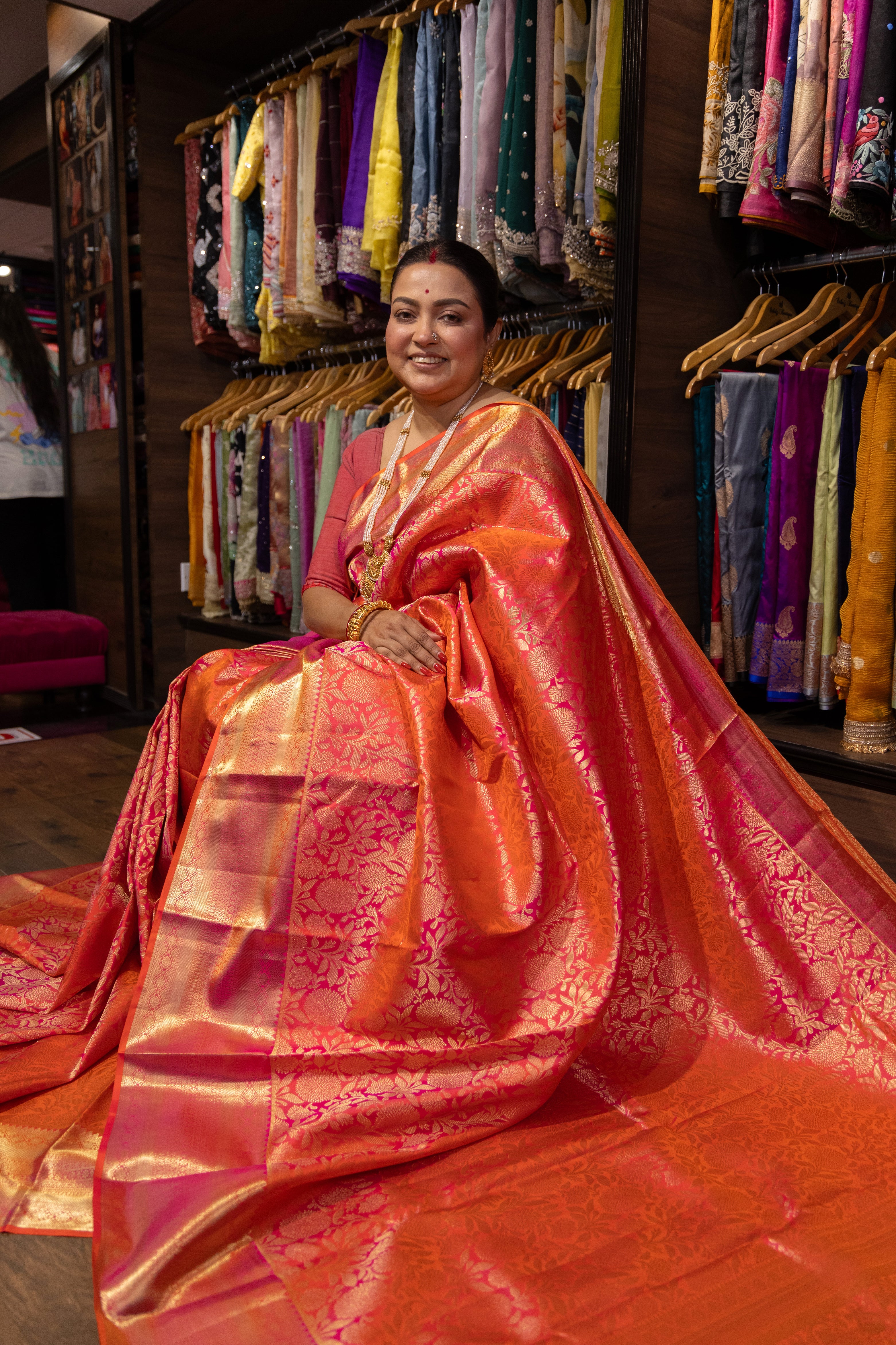 Dual Tone Brocade Kanjivaram