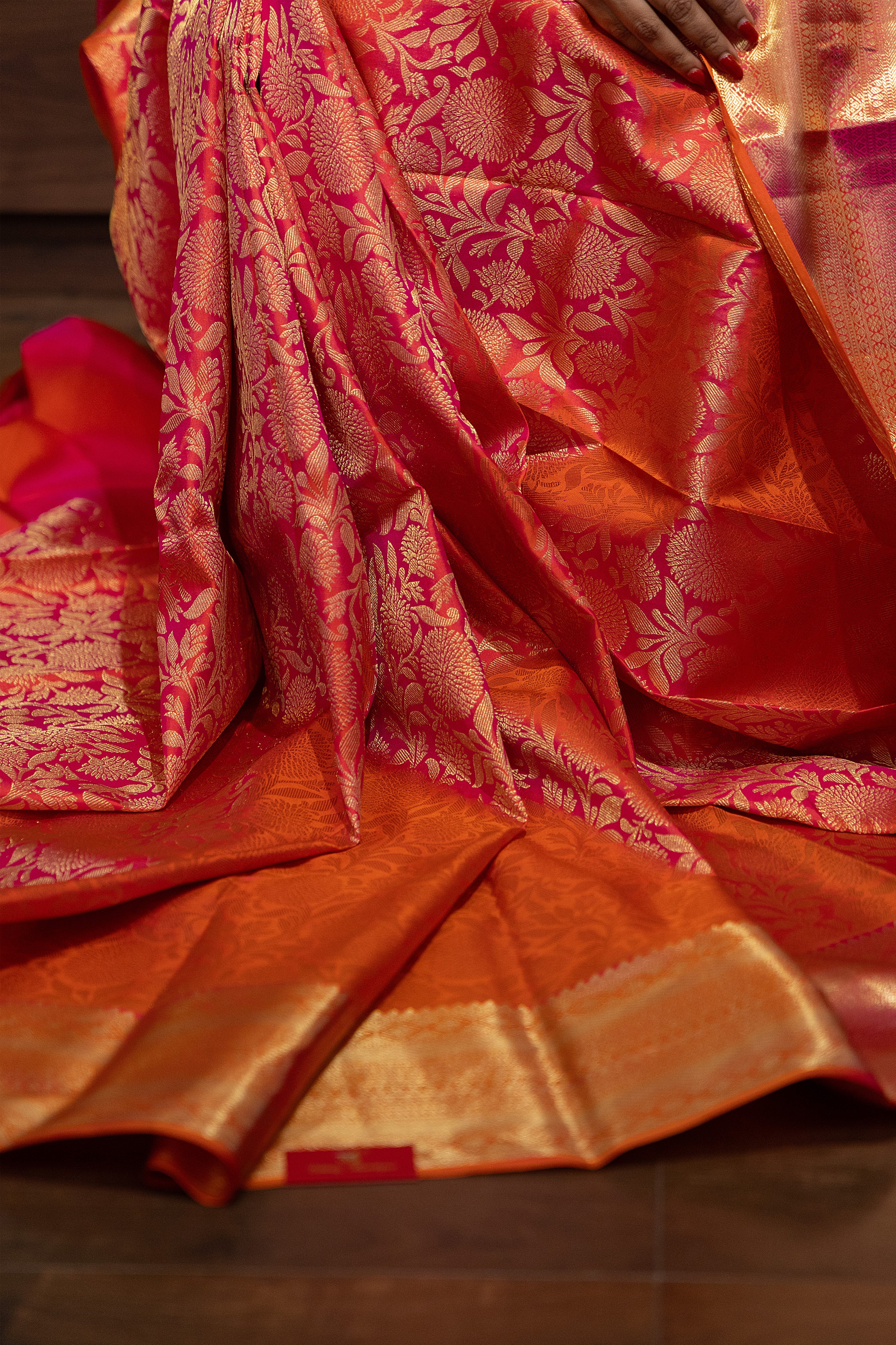 Dual Tone Brocade Kanjivaram