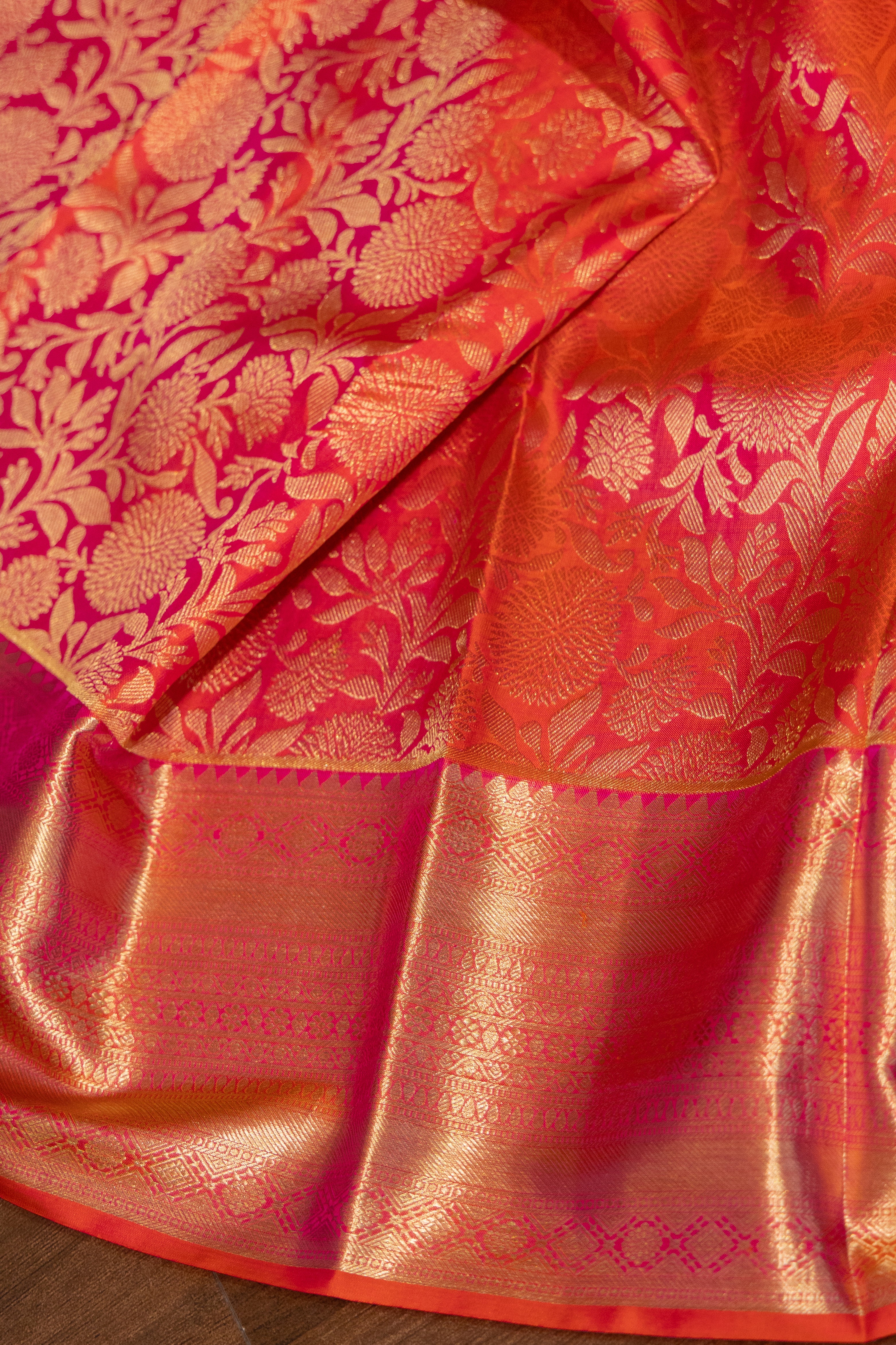 Dual Tone Brocade Kanjivaram