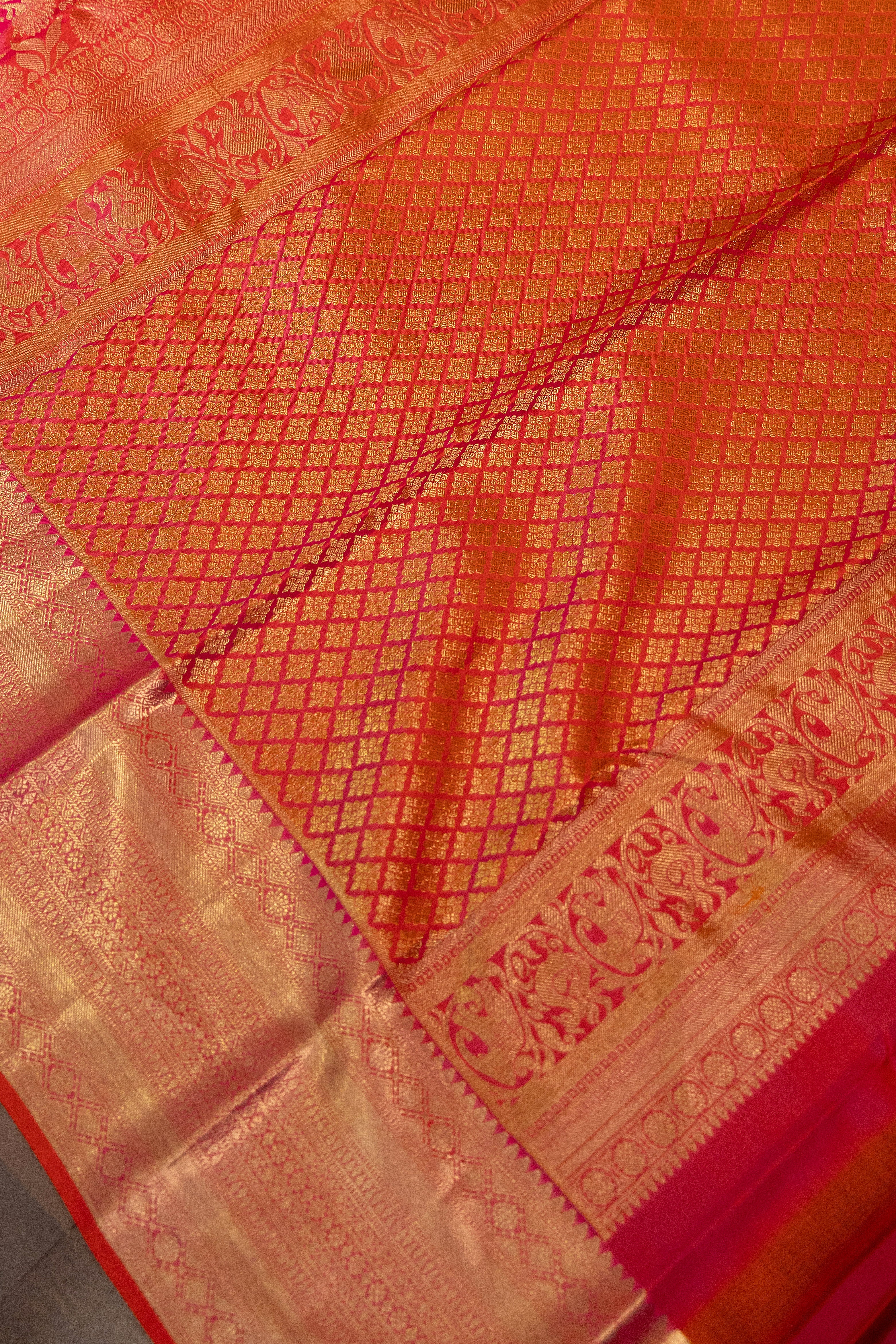 Dual Tone Brocade Kanjivaram