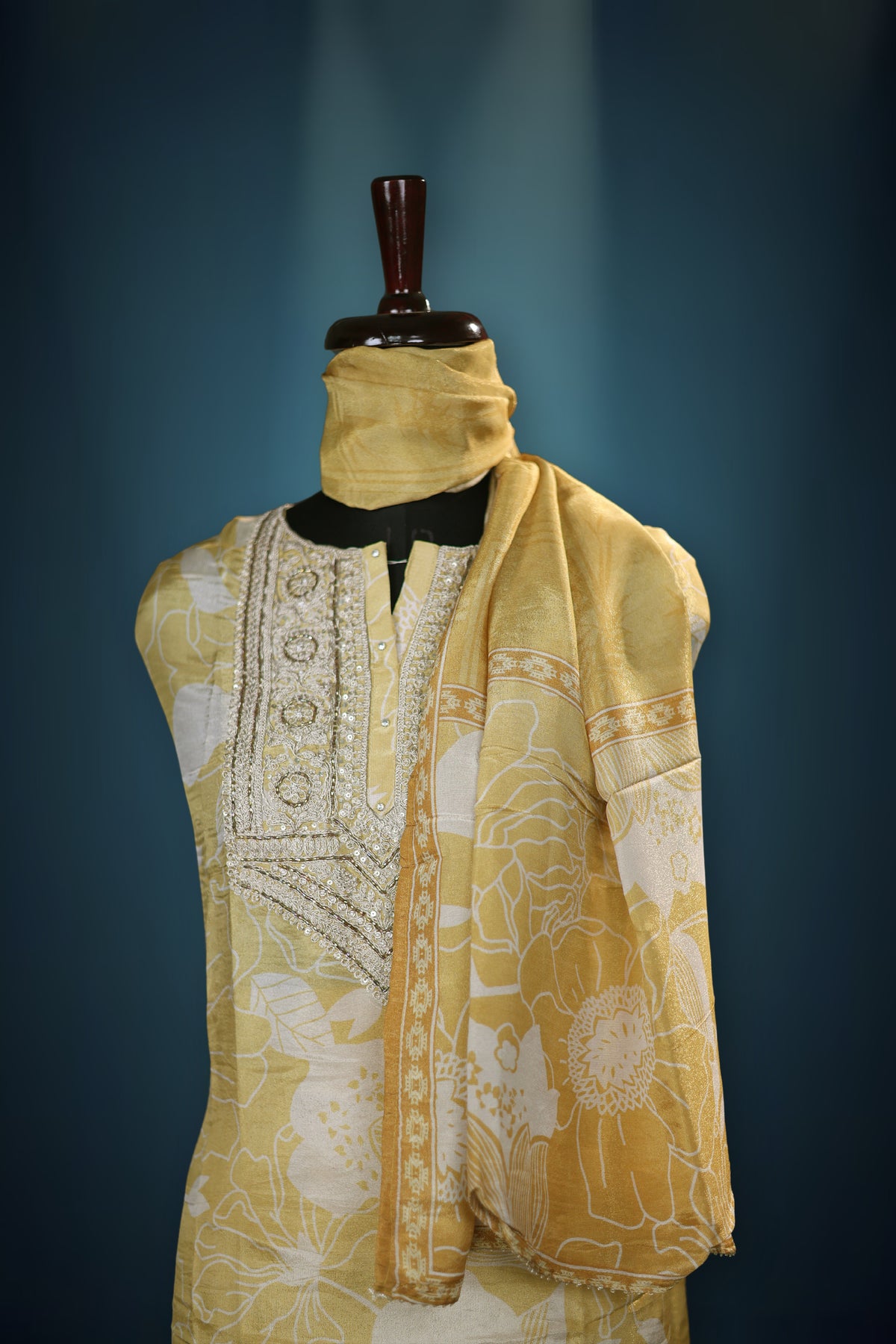 Tissue Zari Work Suit Piece