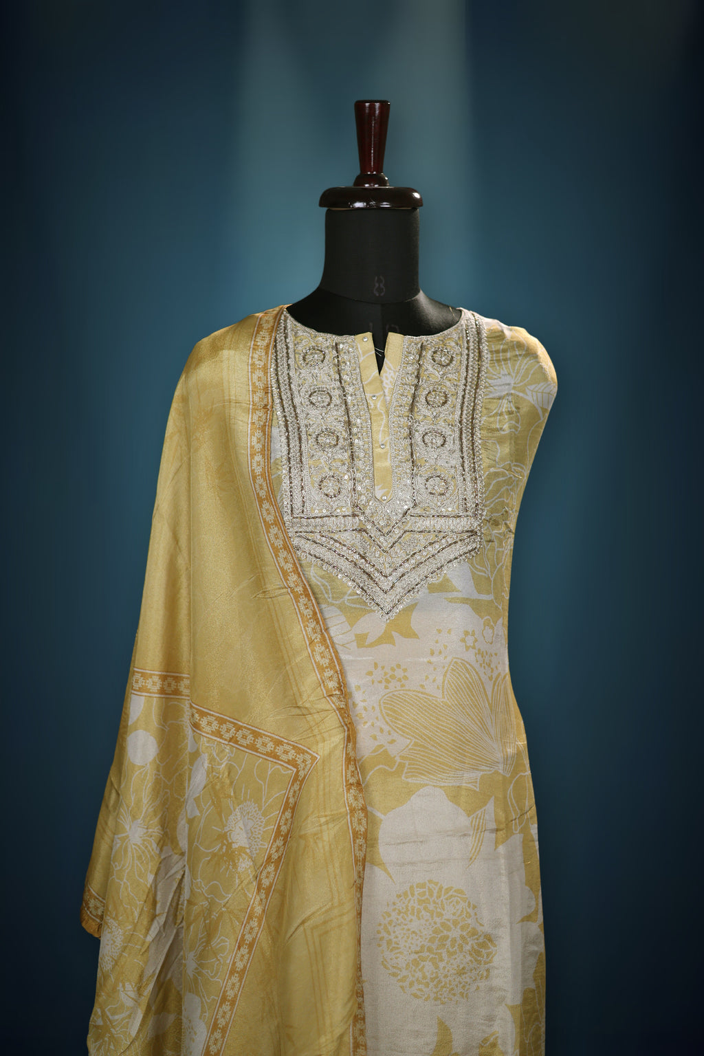 Tissue Zari Work Suit Piece